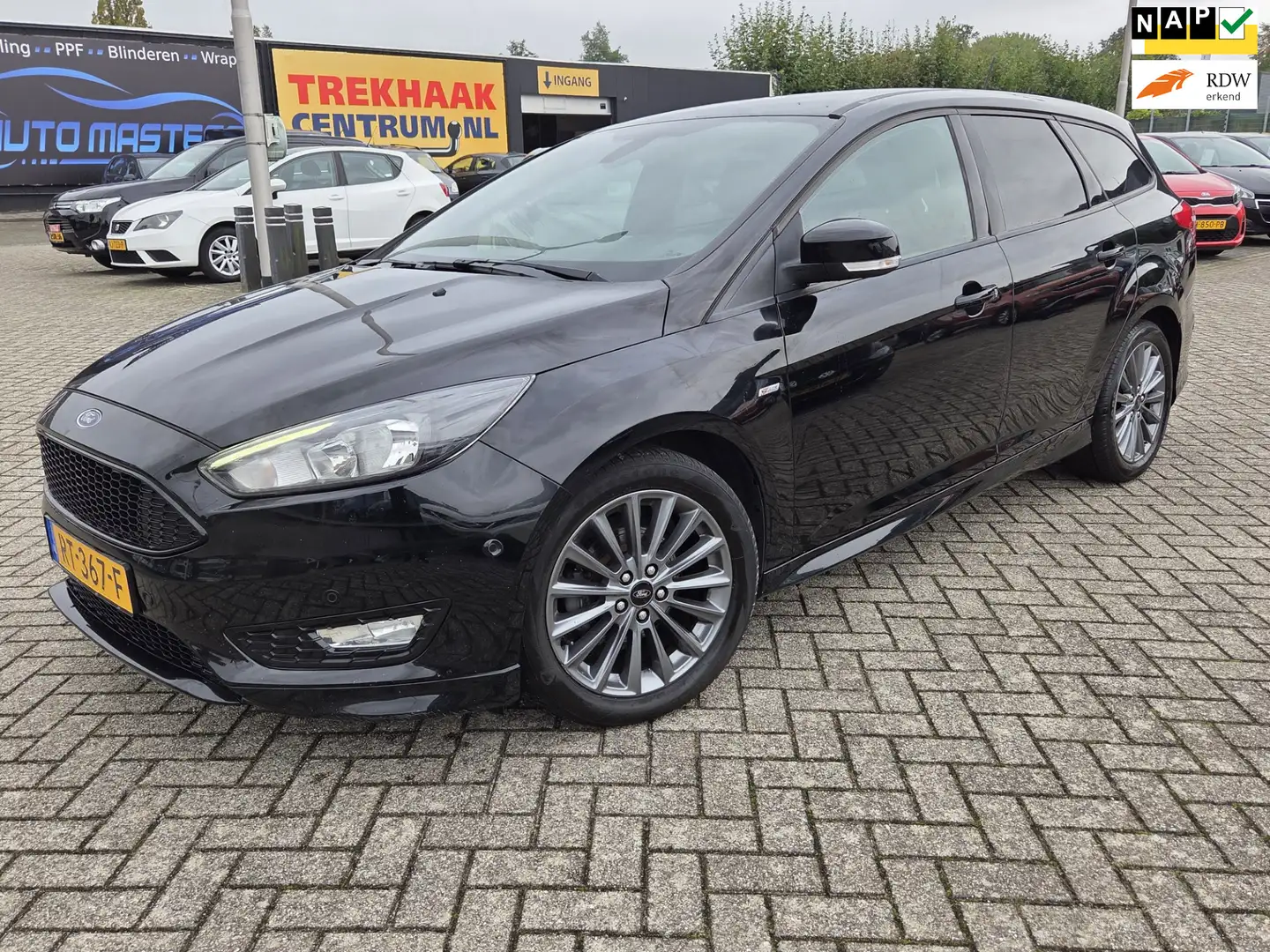Ford Focus Wagon 1.0 ST-Line/EERST EIGENAR/NAVI/NAP/VOL OPTIE Negro - 1