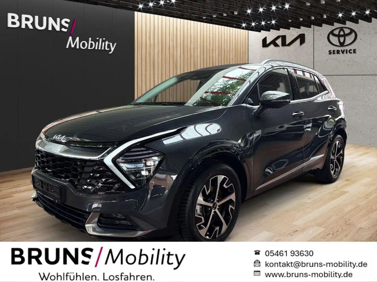 Kia Sportage 1.6D 48V 2WD DCT Spirit Gris - 1