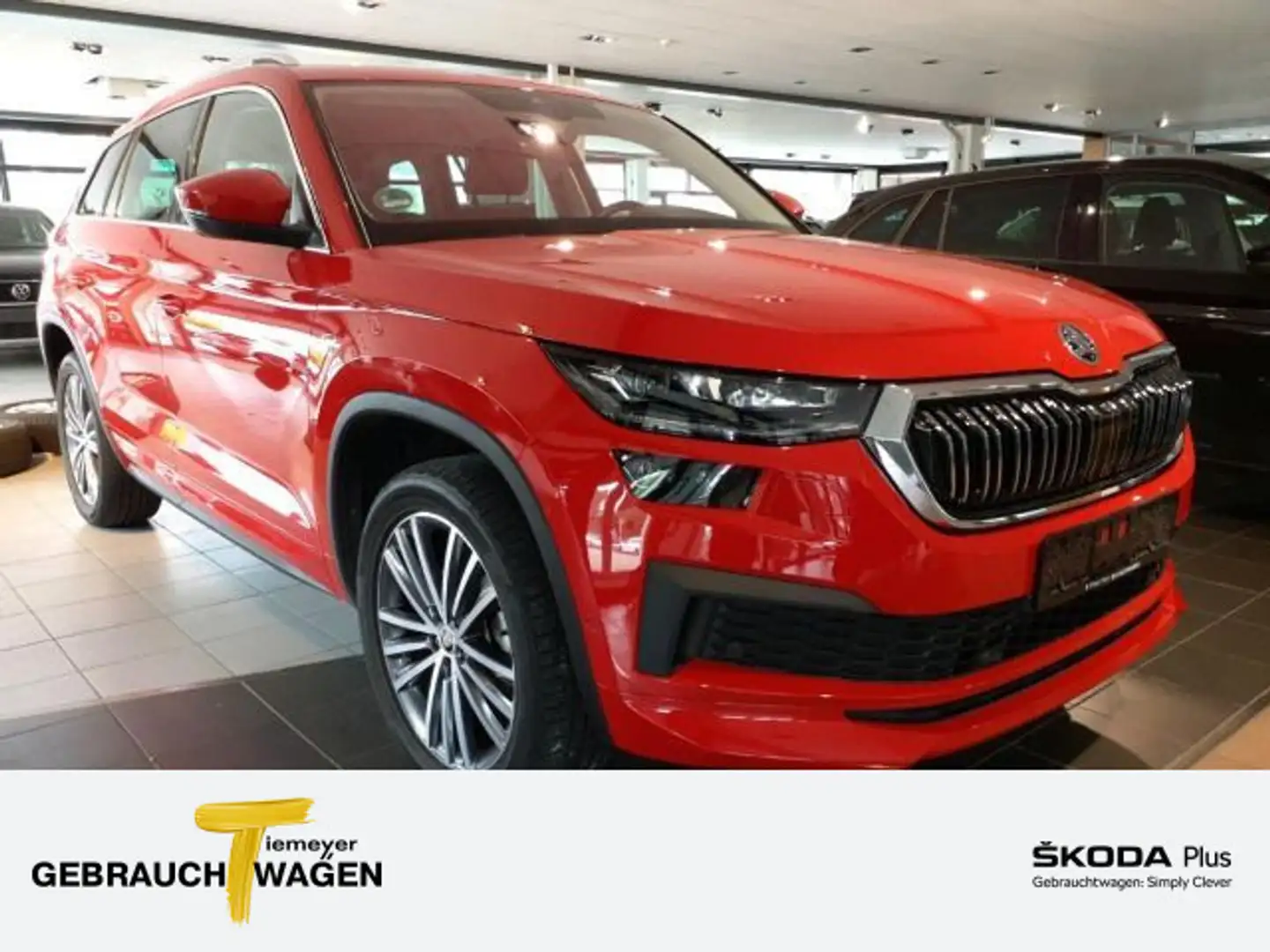 Skoda Kodiaq 2.0 TDI DSG L & K MATRIX LEDER LM AHK Rot - 1
