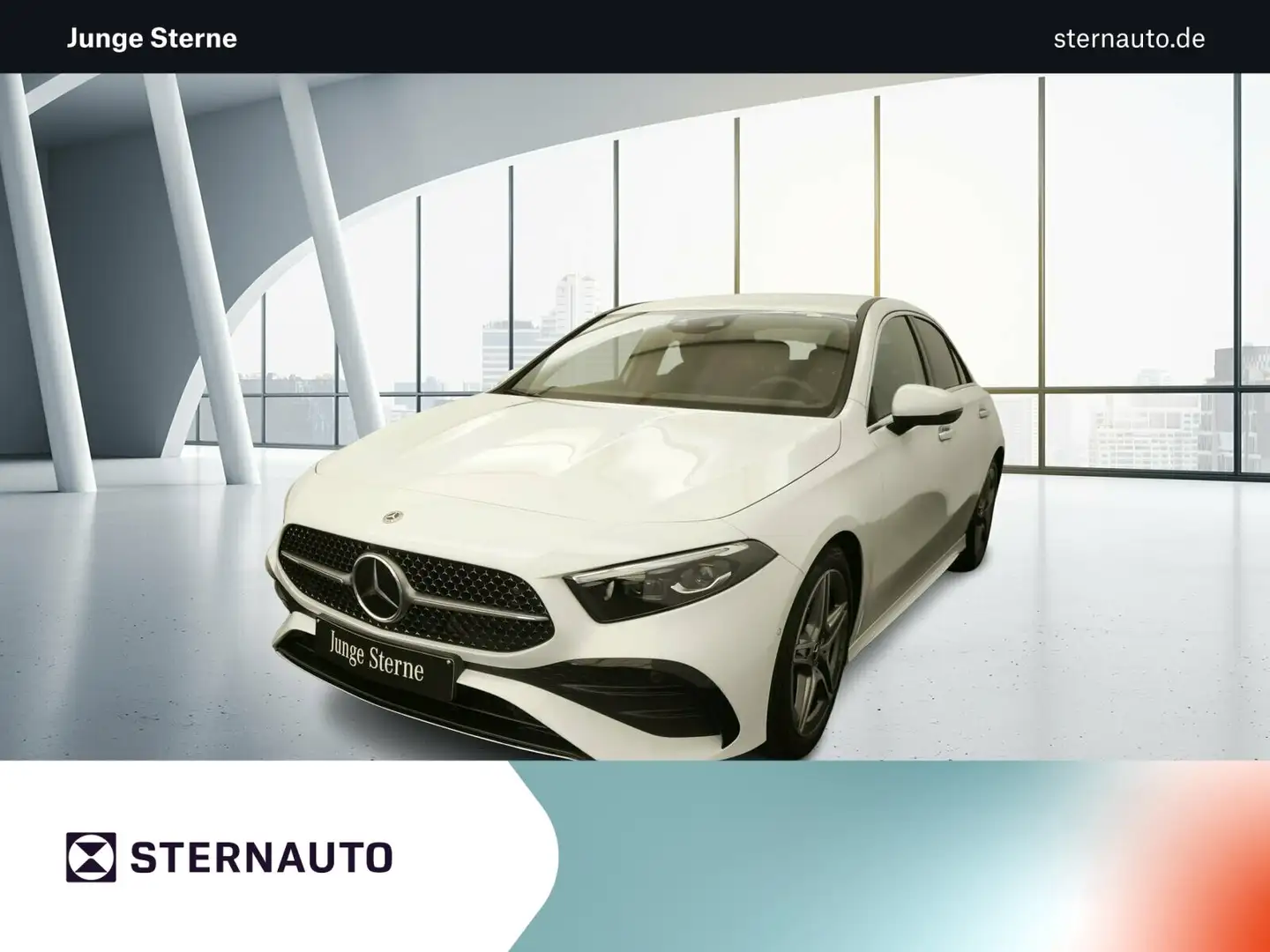 Mercedes-Benz A 200 A 200 Limo AMG Premium AHK Distro Multibeam  Navi Weiß - 1