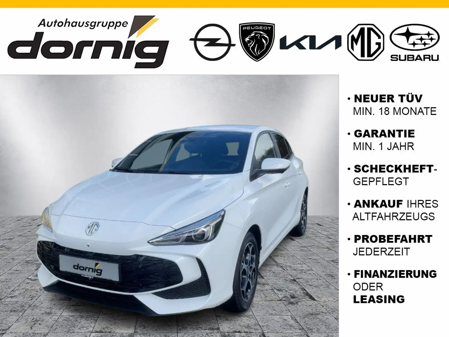 MG MG3 3 Luxury, LED, SHZ, Kamera Weiß - 1