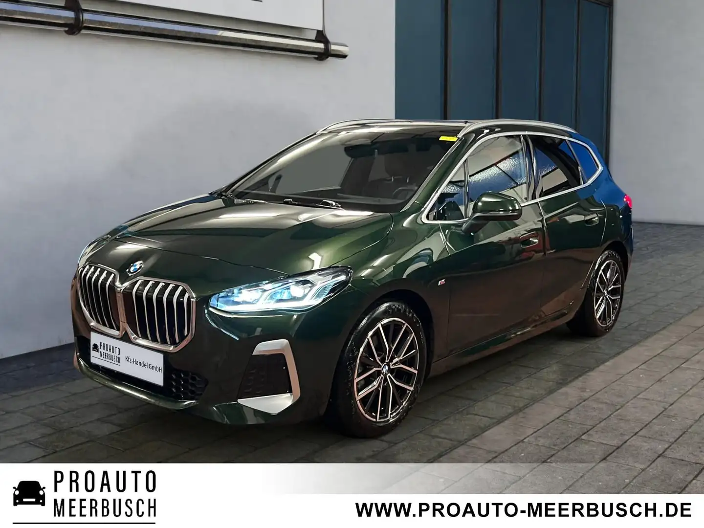 BMW 218 d Active Tourer M Sport AHK/H&K/ACC/ADAPTLED Grün - 1