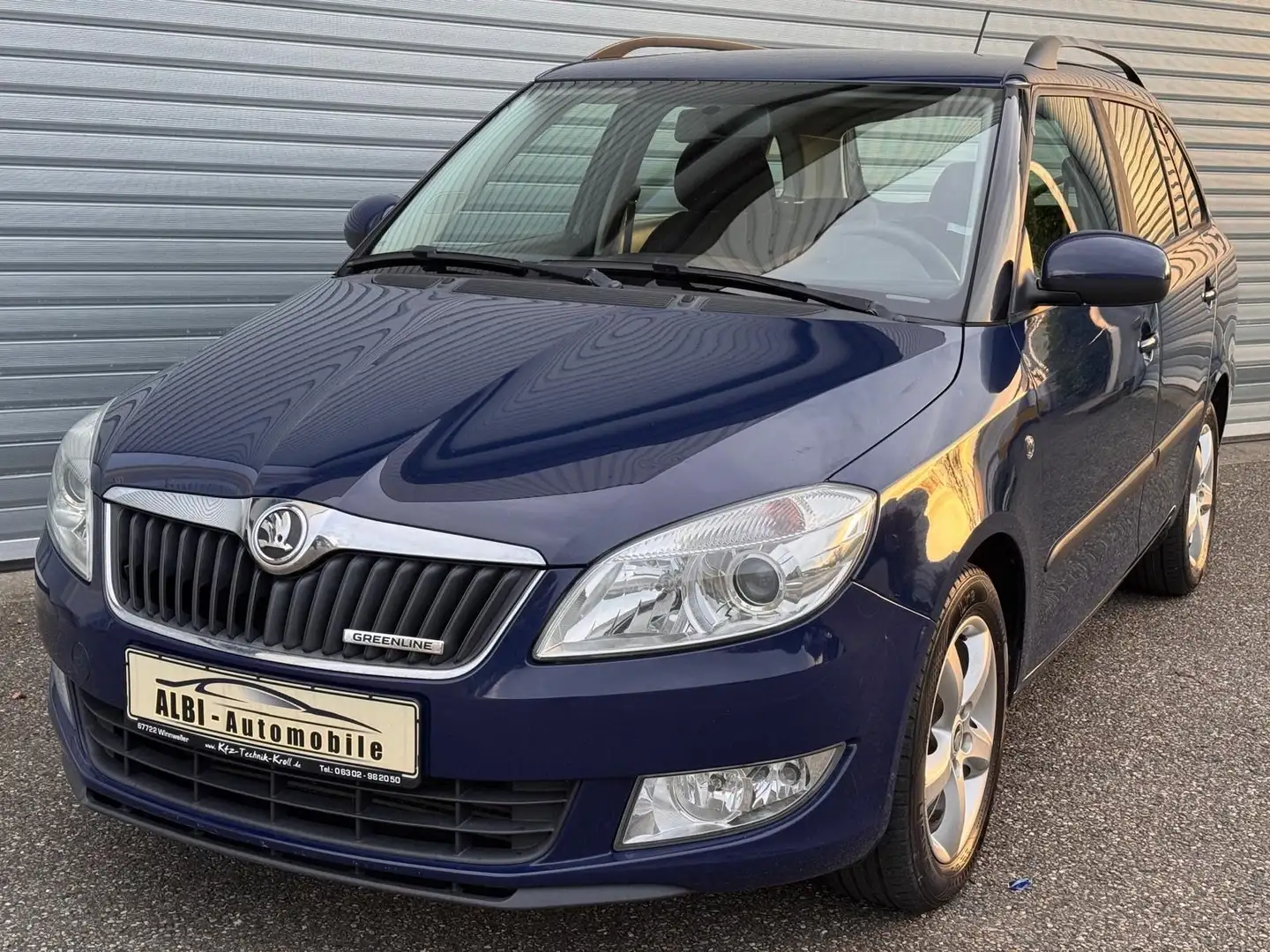 Skoda Fabia Combi Greenline Climatronic 2.Hand* Blu/Azzurro - 1