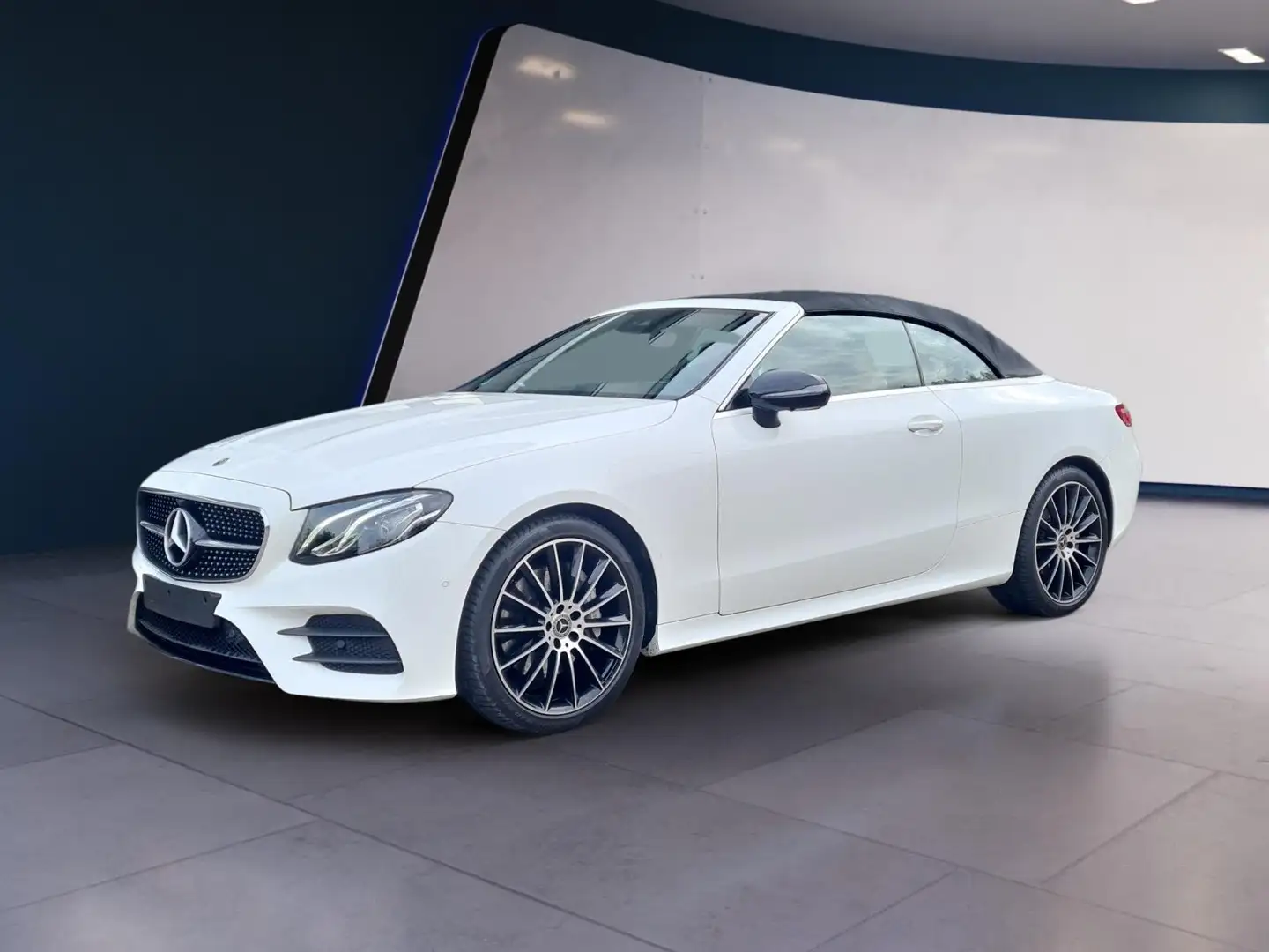 Mercedes-Benz E 400 d Cabrio AMG SitzKlima Navi Burmester 360° Weiß - 1