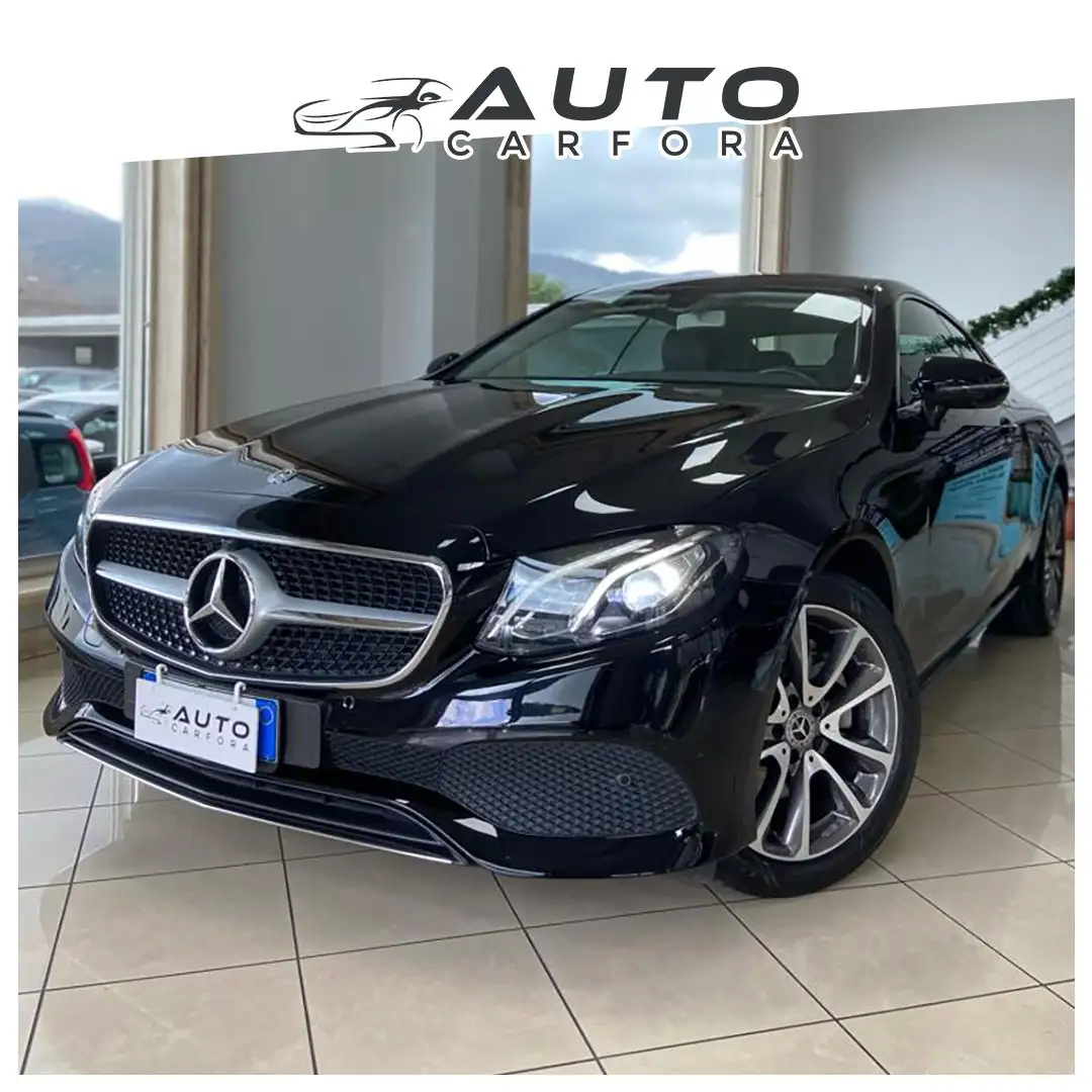 Mercedes-Benz E 220 Coupe 220 d Sport 4matic automatica Nero - 1