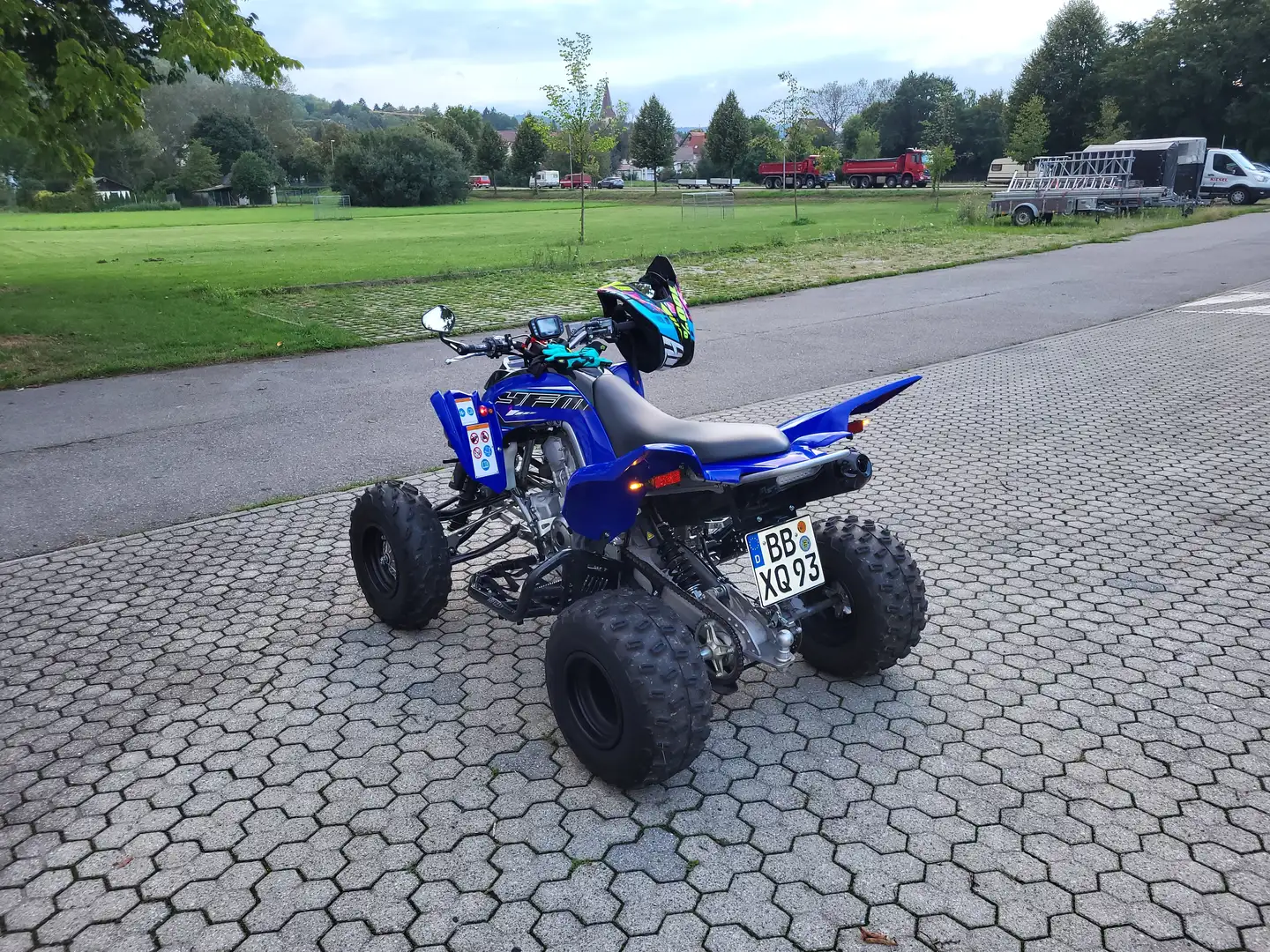 Yamaha YFM 700 Se bj 22 antrax nerfbars 2700 km Синій - 1