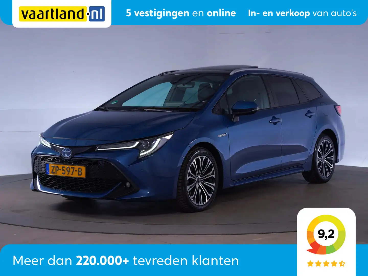 Toyota Corolla TOURING SPORTS 2.0 Hybrid 183pk Style [ Panorama L Blauw - 1