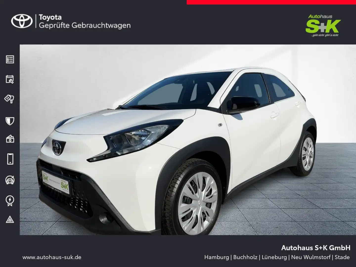 Toyota Aygo X Play+LICHTAUTOMATIK+R-KAMERA+KLIMA+CARPLAY Weiß - 1
