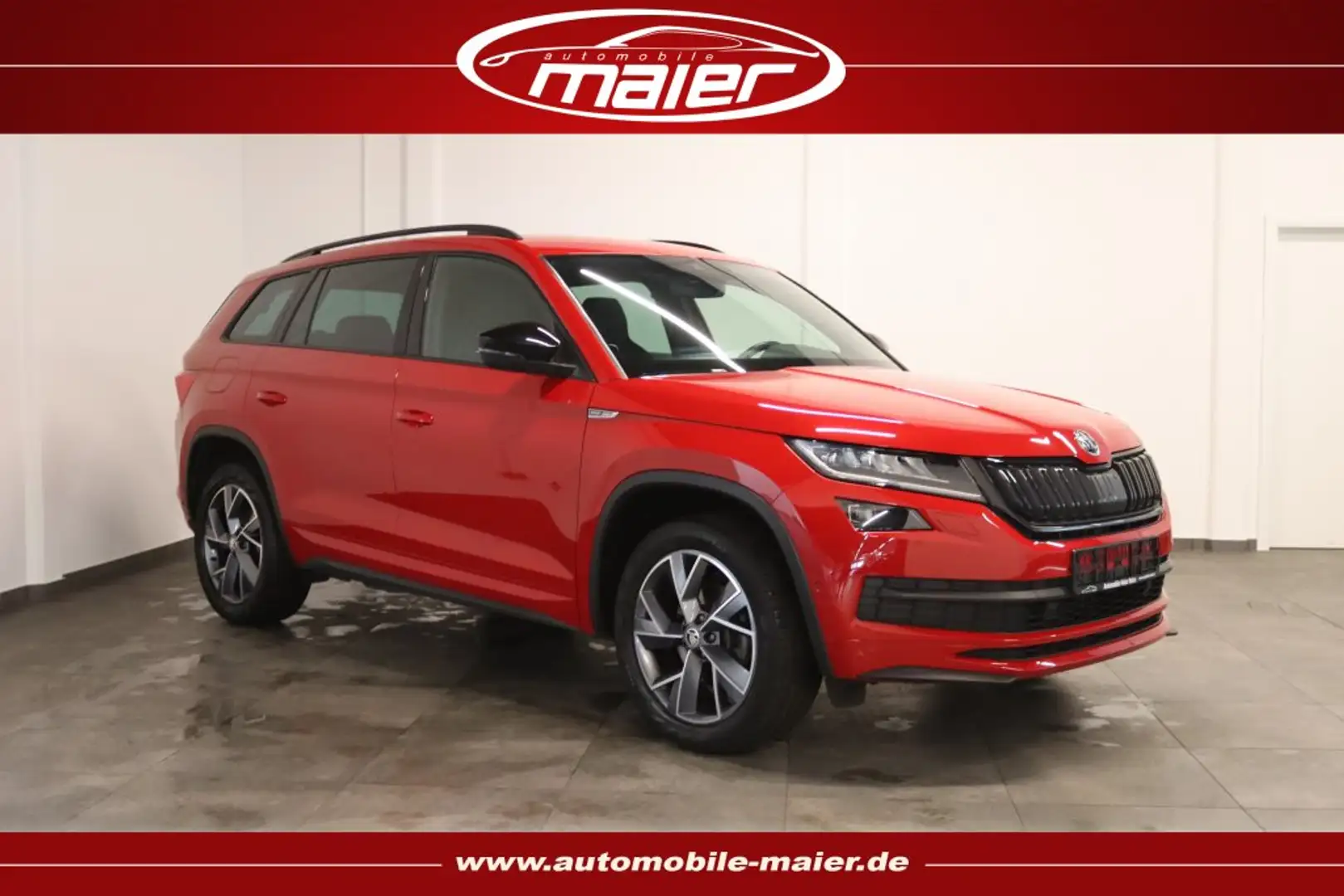 Skoda Kodiaq 1.5 TSI SportLine-7SI-NAV-LED-AHK-VIRTUAL Roşu - 1