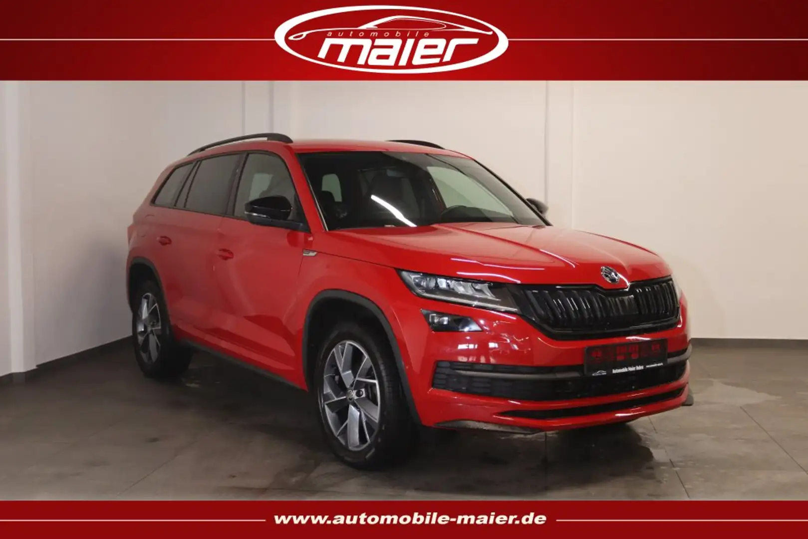 Skoda Kodiaq 1.5 TSI SportLine-7SI-NAV-LED-AHK-VIRTUAL Rot - 1