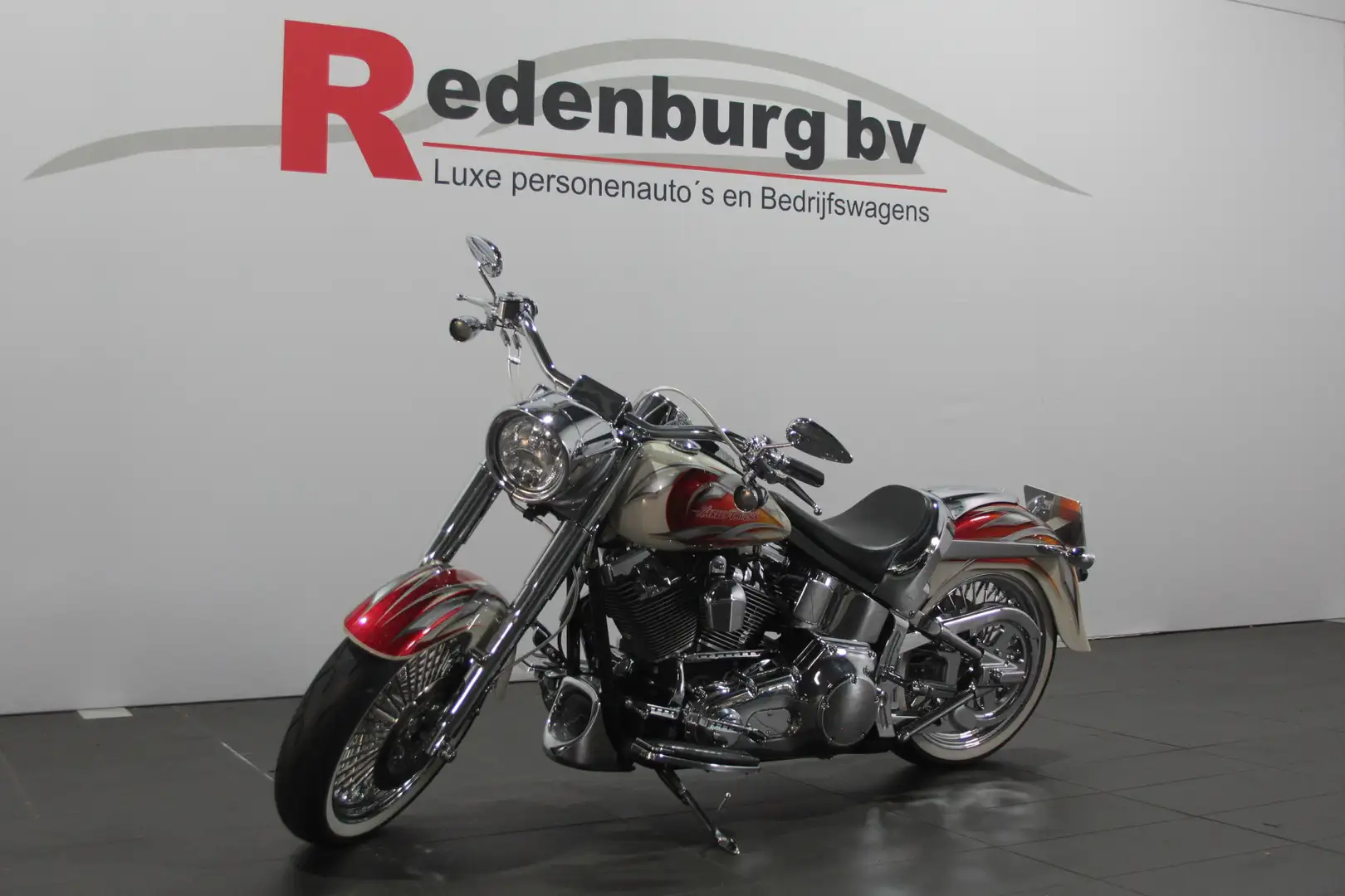 Harley-Davidson Fat Boy 88 FLSTNI Softtail Fatboy - Uniek! - Special paint Beige - 1