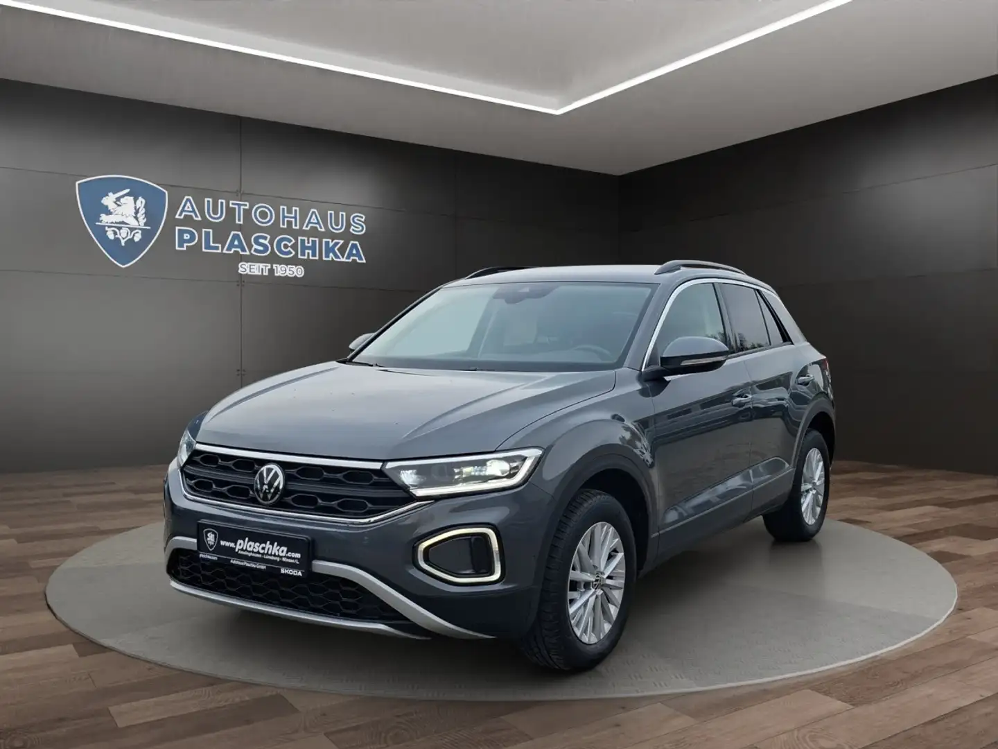 Volkswagen T-Roc 1.5 TSI Life DSG AHK+KAMERA+APP+NAVI+ACC Klima Grau - 1