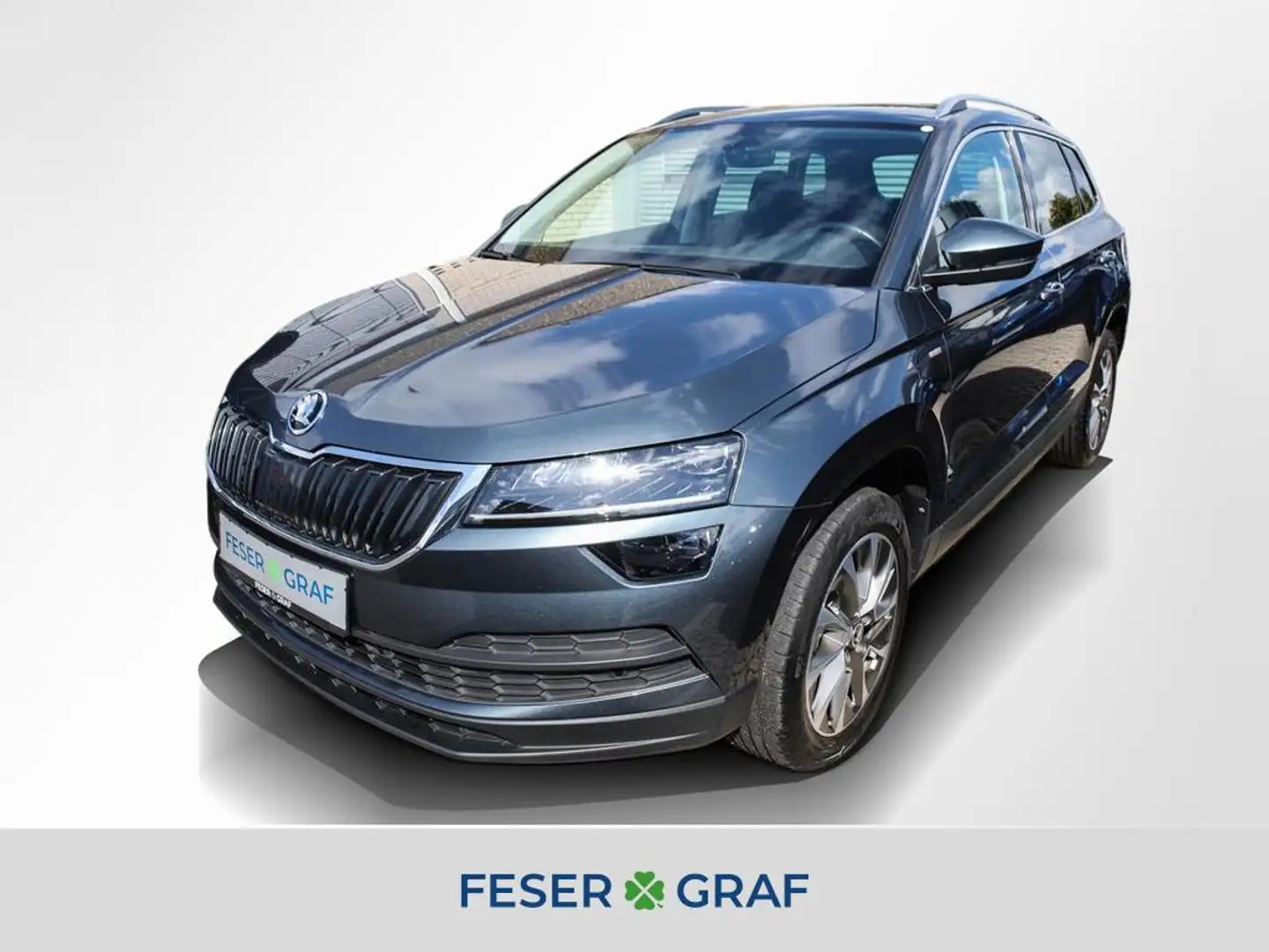 Skoda Karoq 1.5 TSI Ambition DSG LED PDC Smart Link Gris - 1