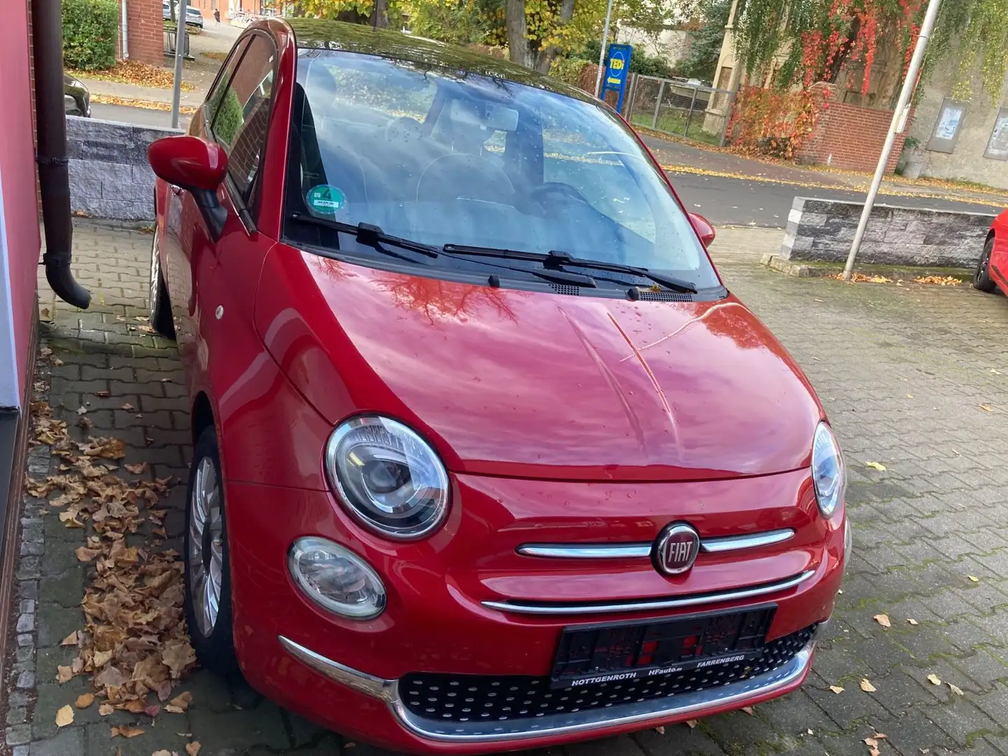 Fiat 500 -1.2.-Alu-Felgen-1.HD.-Klima-TÜV-NEU- Rot - 2