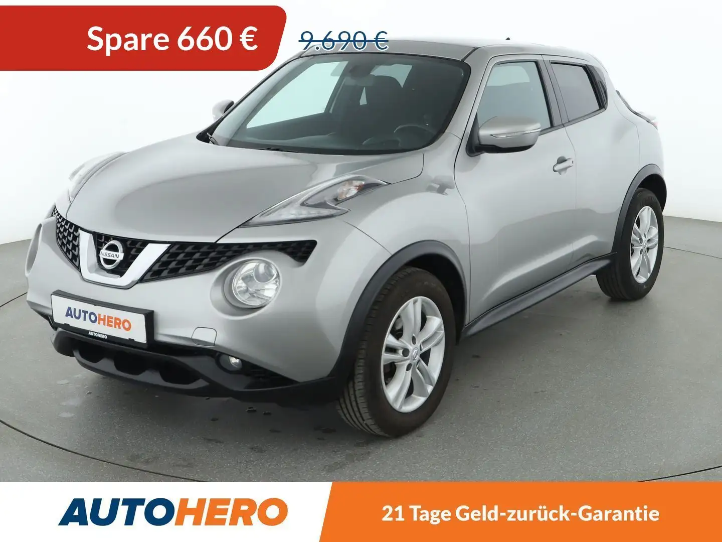 Nissan Juke 1.2 Acenta*NAVI*PANO*TEMPO*KLIMA*GARANTIE* Grau - 1