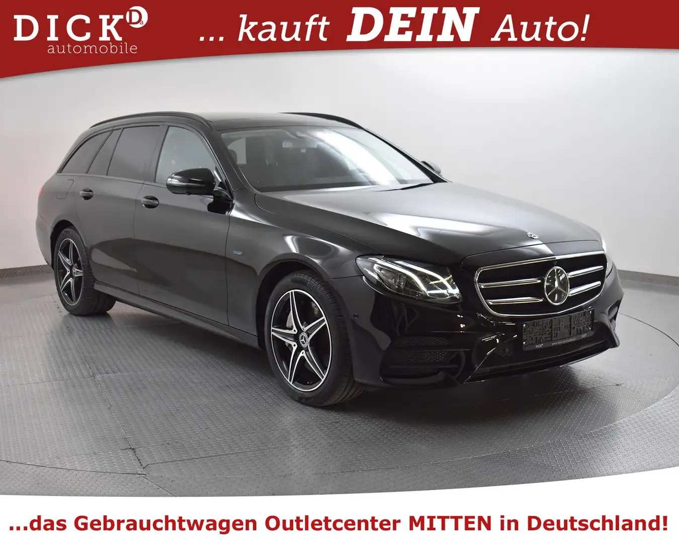 Mercedes-Benz E 300 de AMG Line NIGHT+PANO+STHZ+COMAN+BURM+360+ Noir - 1