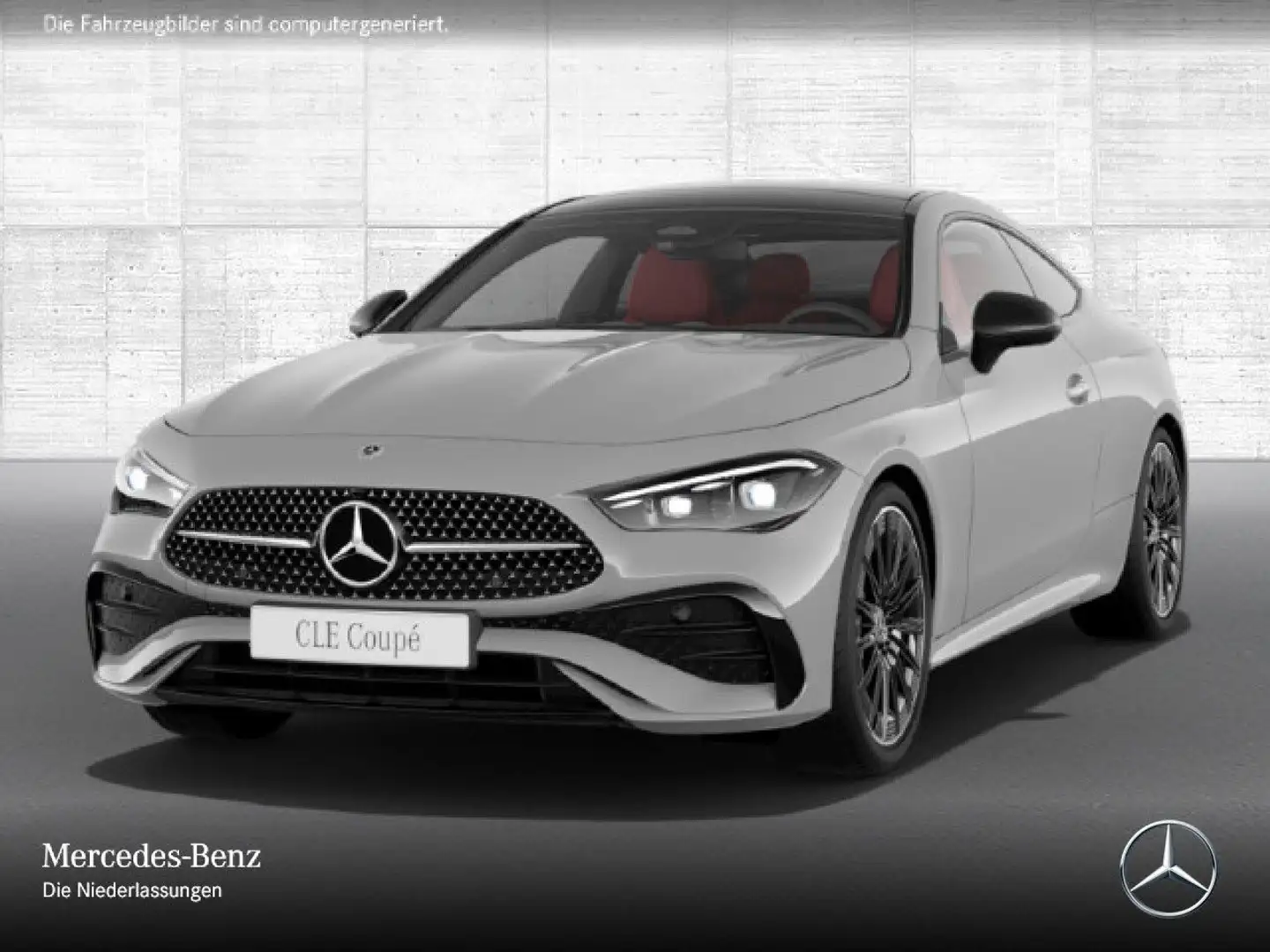 Mercedes-Benz CLE 300 4M AMG+NIGHT+PANO+360+BURMESTER+TOTW+9G Grau - 2