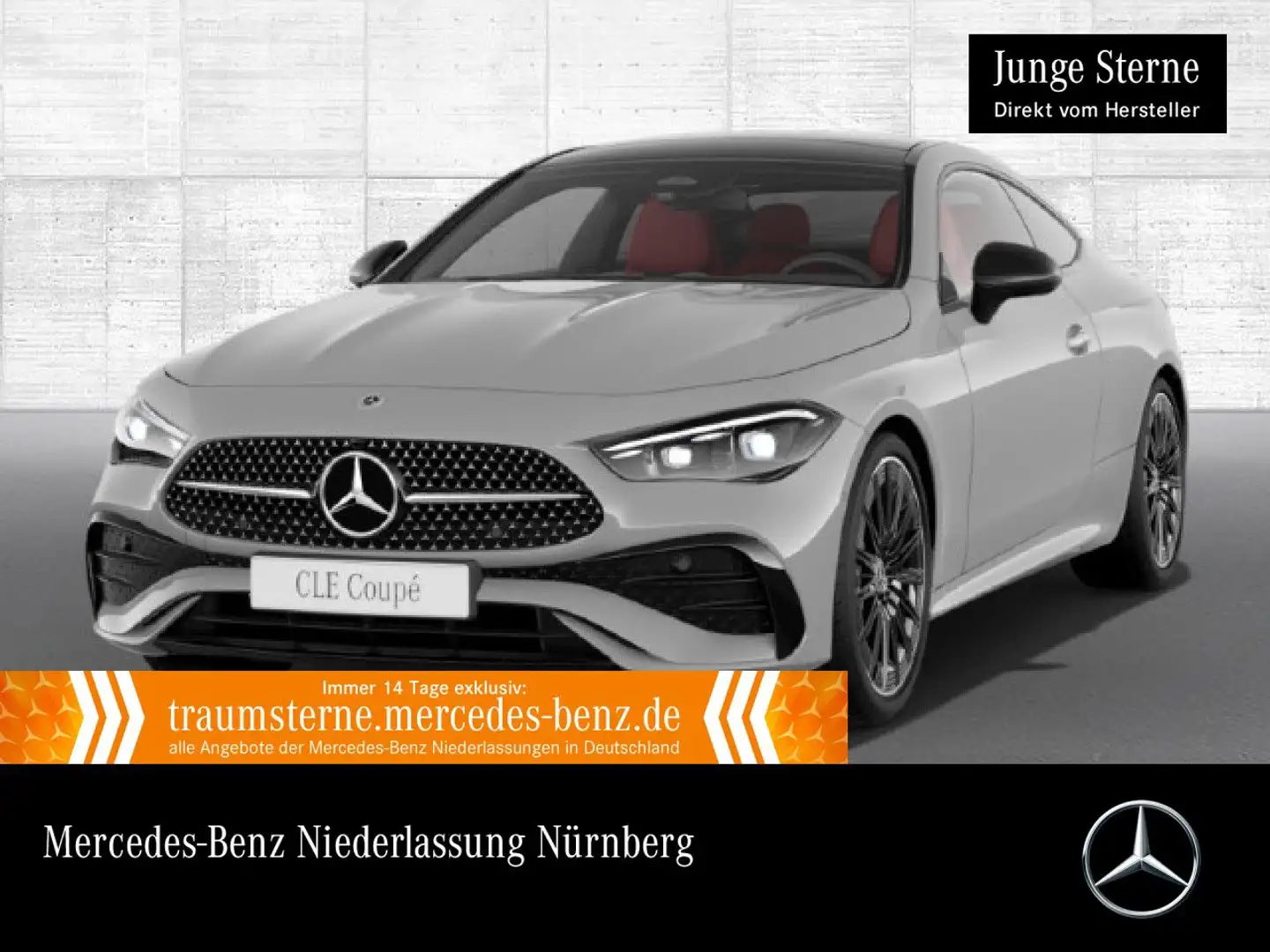 Mercedes-Benz CLE 300 4M AMG+NIGHT+PANO+360+BURMESTER+TOTW+9G Grau - 1
