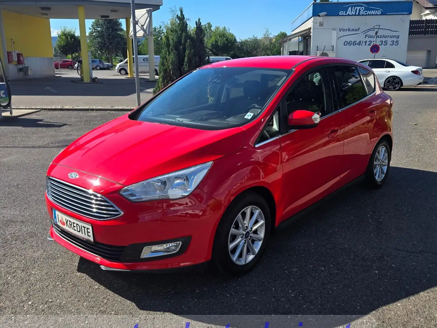 Ford C-Max Titanium nur 69900 KM*1 Besitz*Serviceheft * Rot - 1
