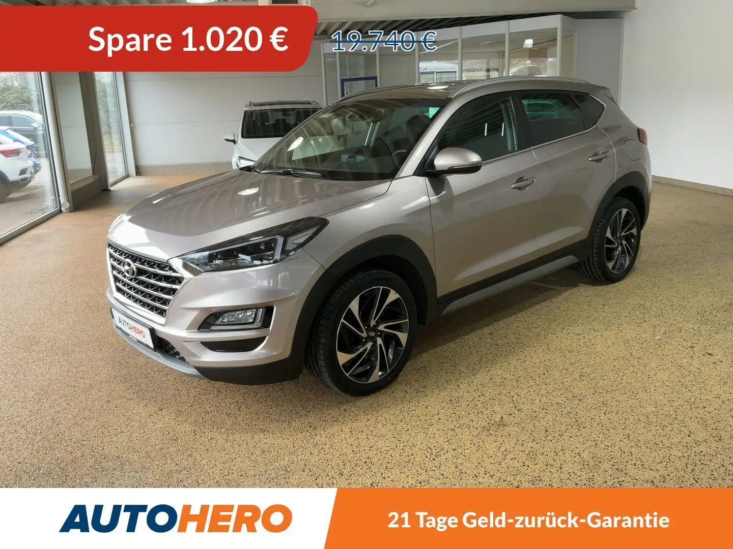 Hyundai TUCSON 1.6 TGDI Style 2WD Aut.*CAM*NAVI*TEMPO*SHZ*LHZ* Grau - 1