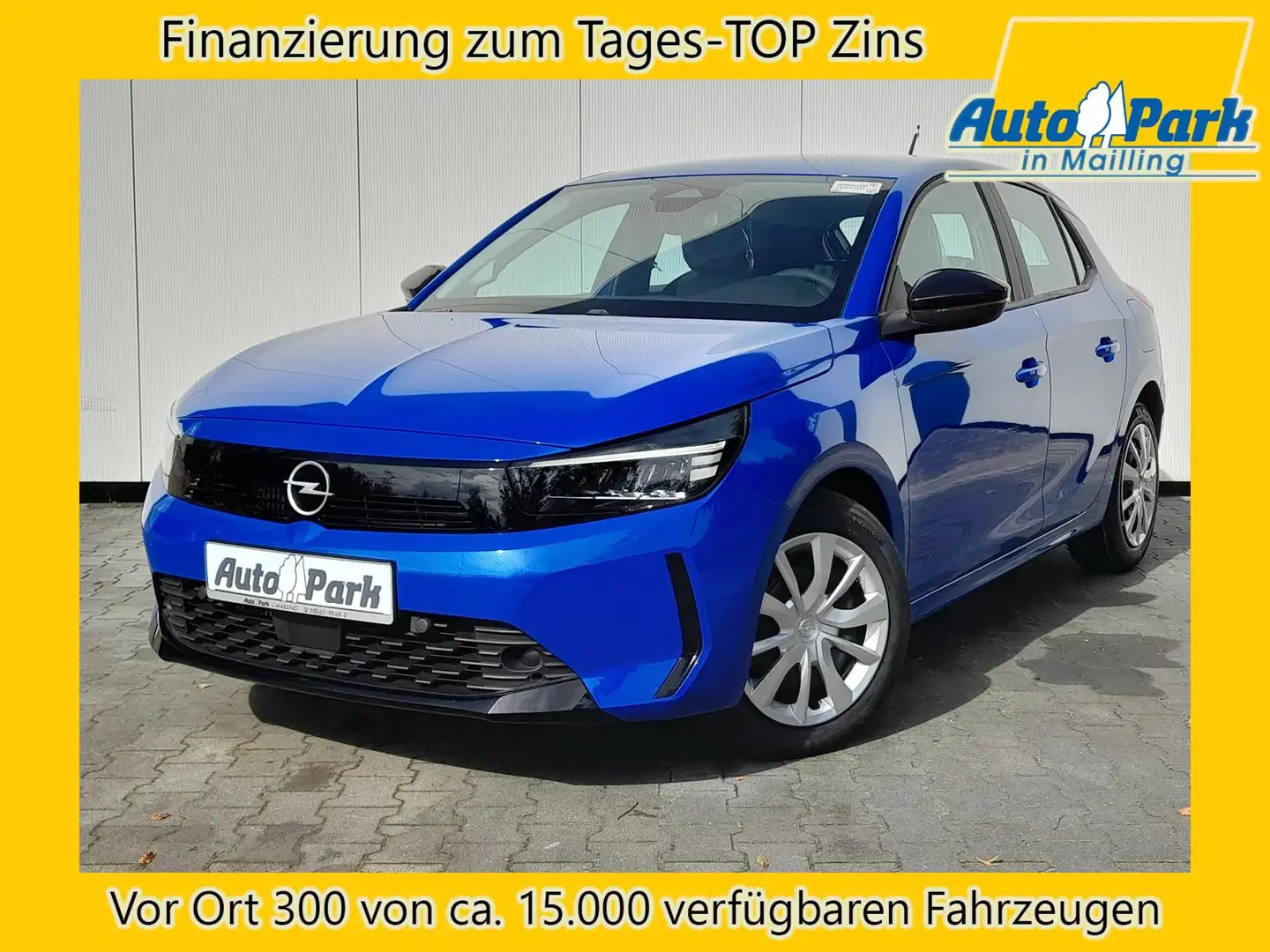 Opel Corsa F Edition NAVI/APP~SHZ~PDC~LED~DAB~GRA~LHZ Blauw - 1