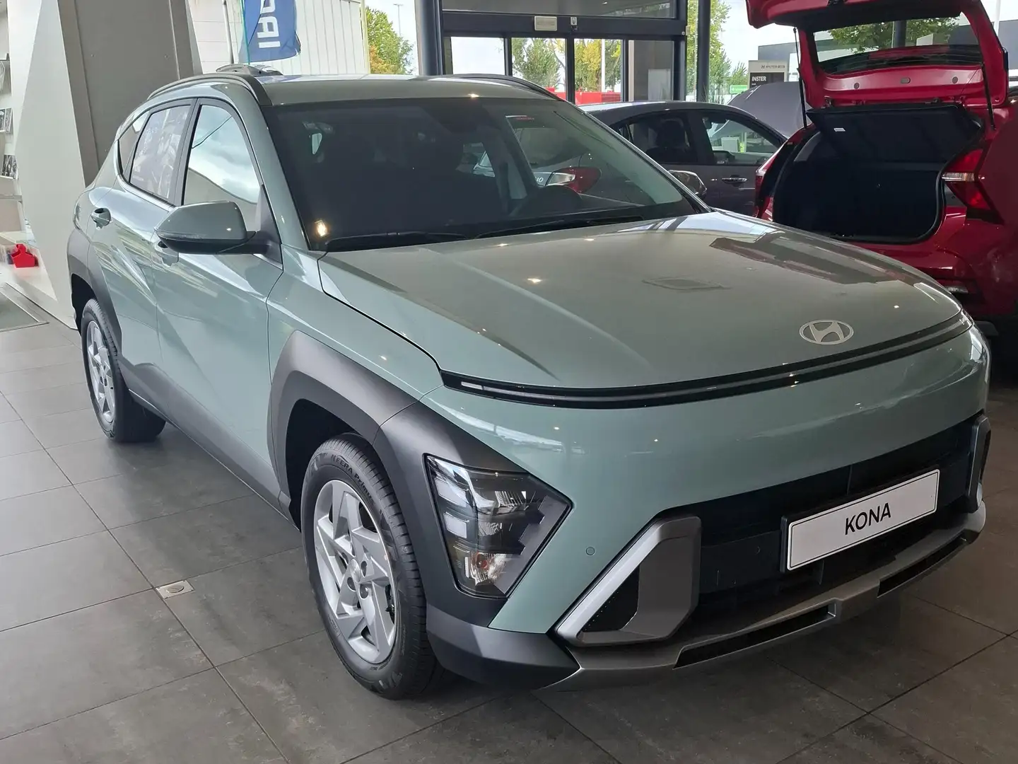 Hyundai KONA KONA 1.6 T-GDI FEEL "STOCK" Groen - 2