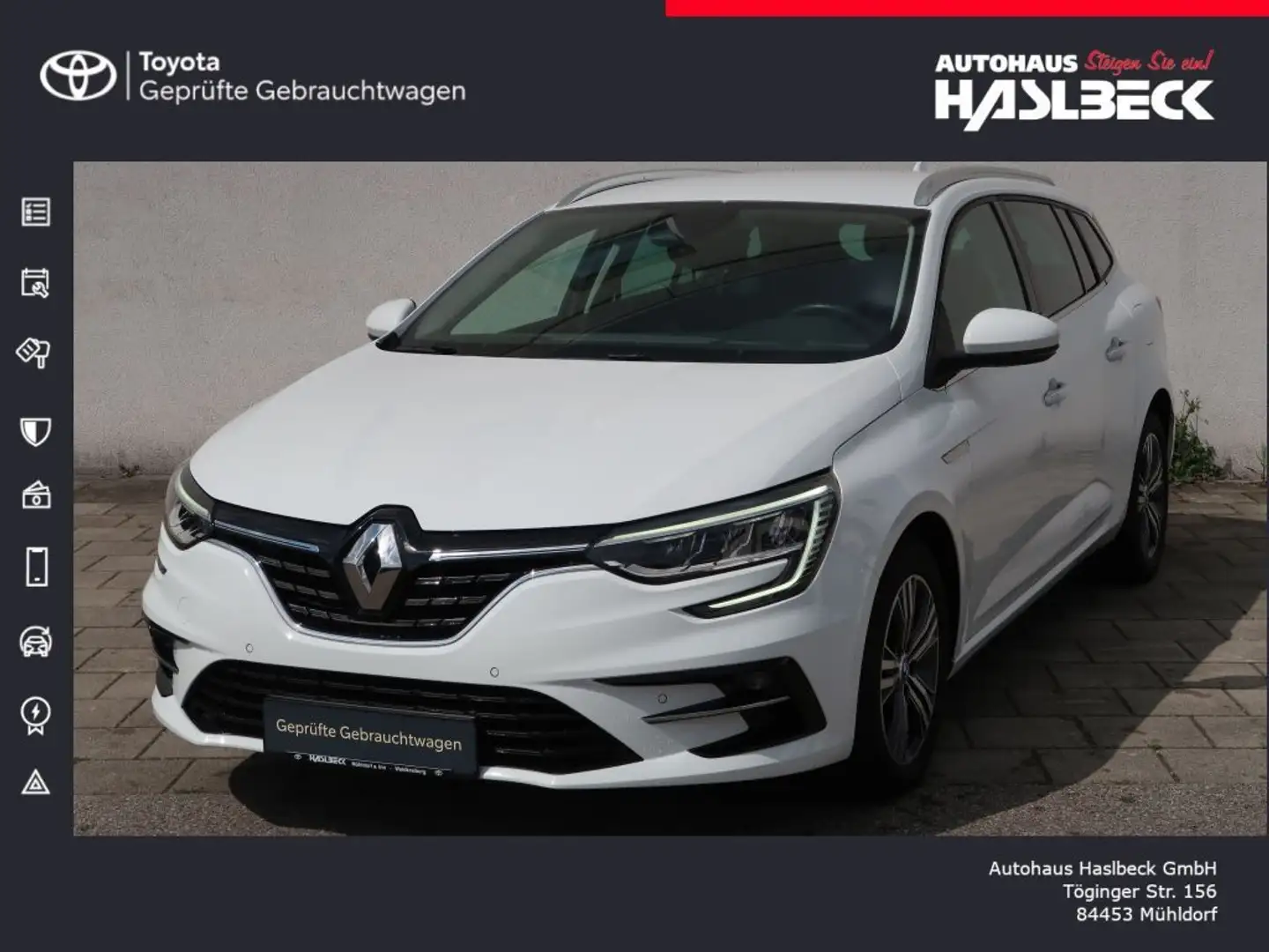 Renault Megane Grandtour E-TECH Plug-in 160 INTENS Weiß - 1