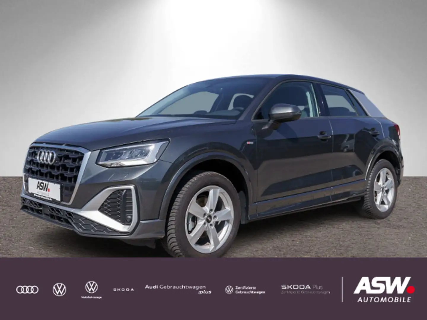 Audi Q2 S line 35 TFSI LED Navi Klimaauto PDC SHZ Grau - 1