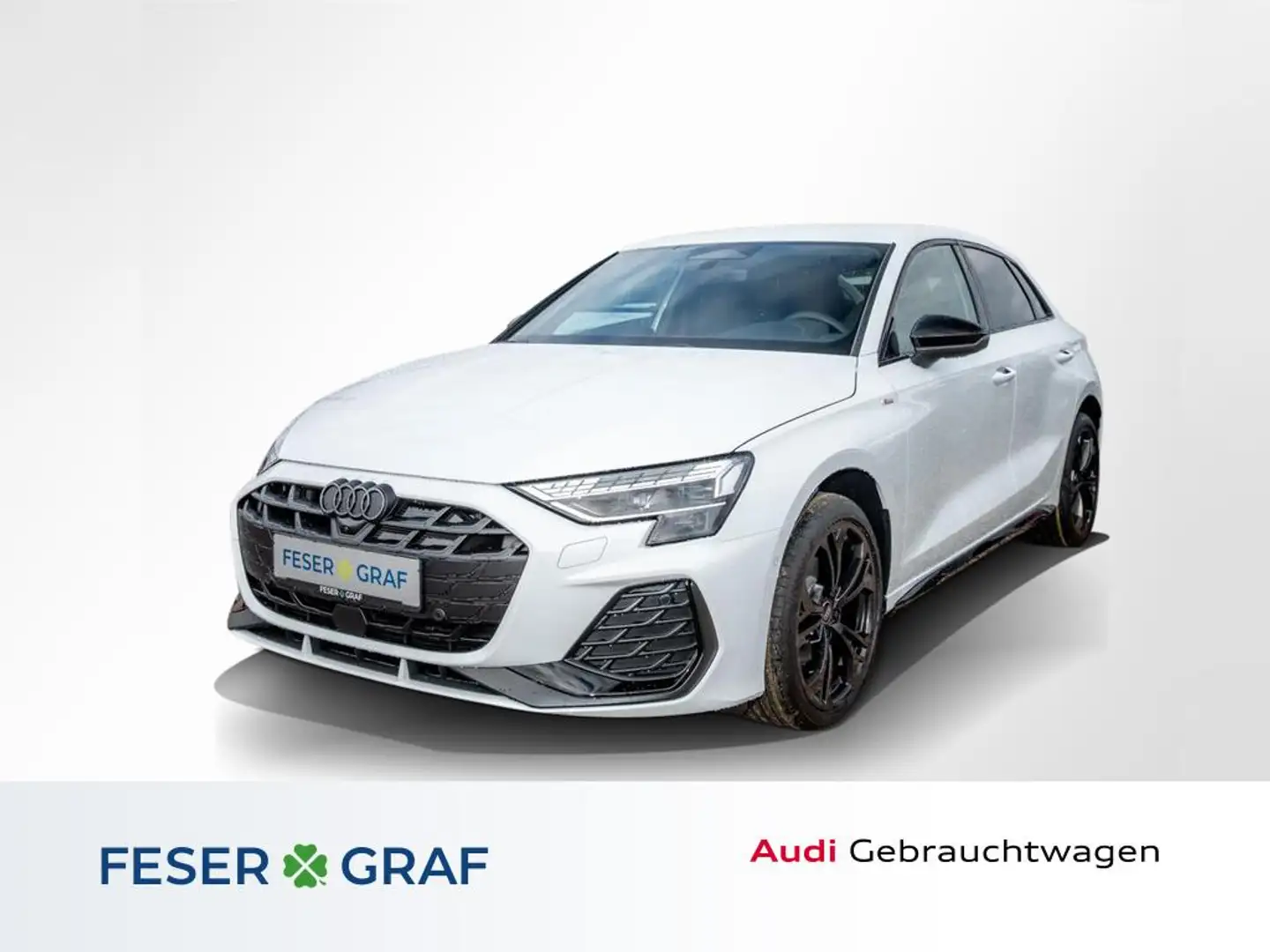 Audi A3 30 TFSI S line /Matrix/ACC/AHK/Sonos Weiß - 1