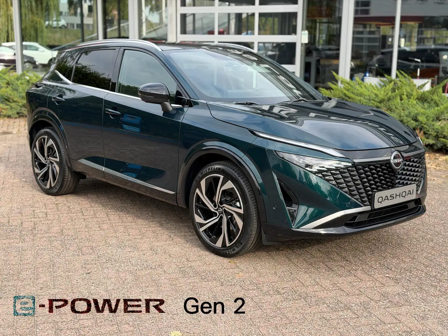 Nissan Qashqai E-power 205pk Tekna Plus my2025 Groen - 2