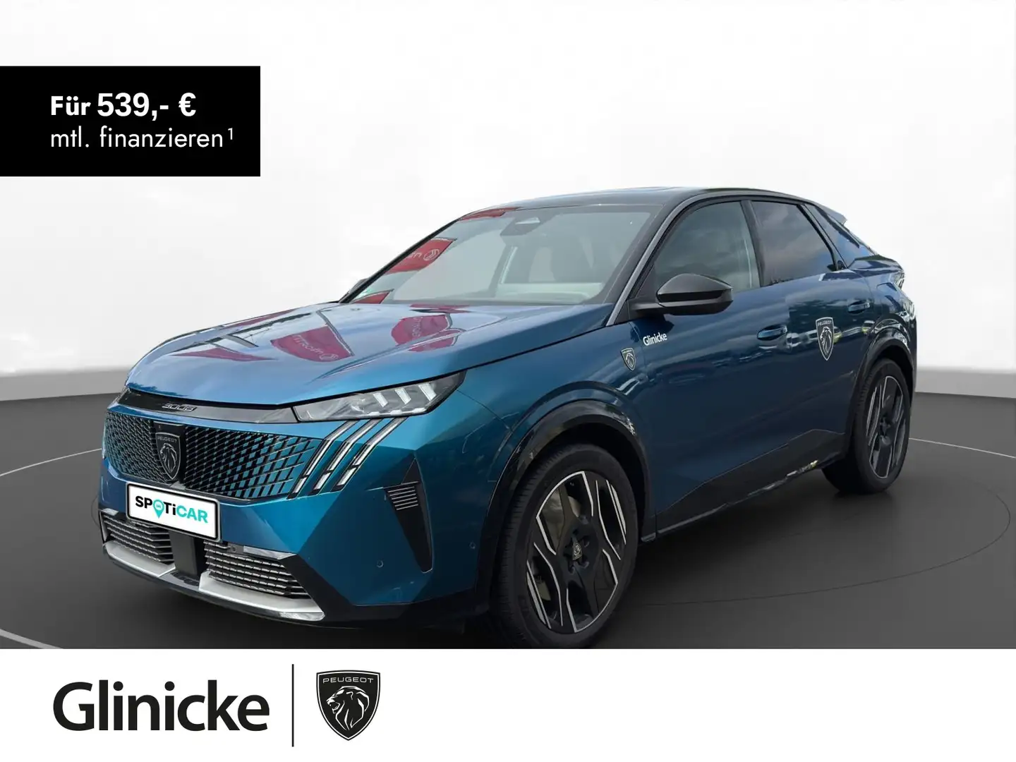 Peugeot 3008 GT Elektro 210 Schiebedach Focal AHK Kamera Blau - 1