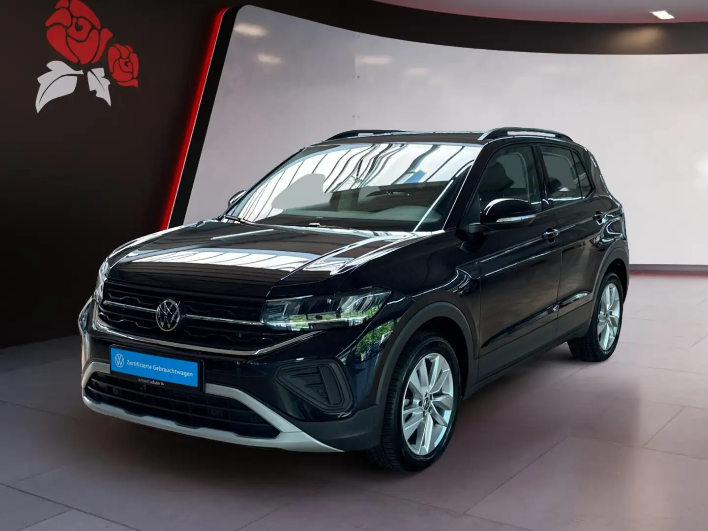 Volkswagen T-Cross 1.5 TSI DSG Life AHK Kamera Navi LED Schwarz - 2