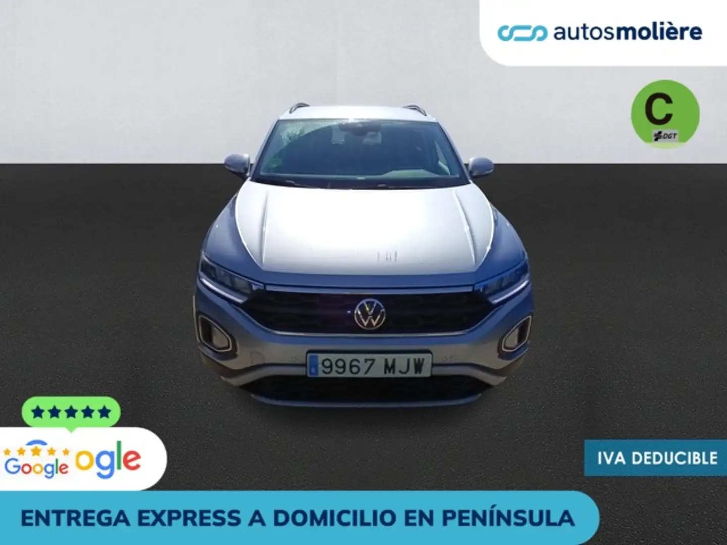 Volkswagen T-Roc 1.0 TSI Life 81kW Plateado - 2