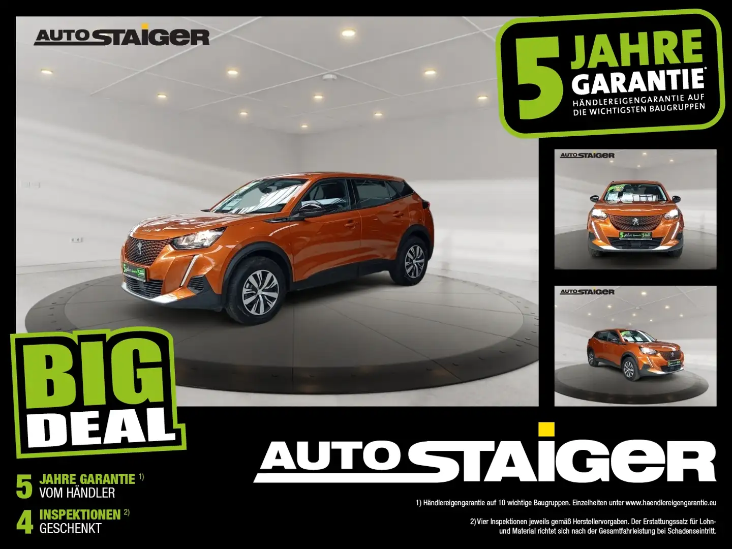 Peugeot 2008 -e Active KeyLess SpurH Orange - 1