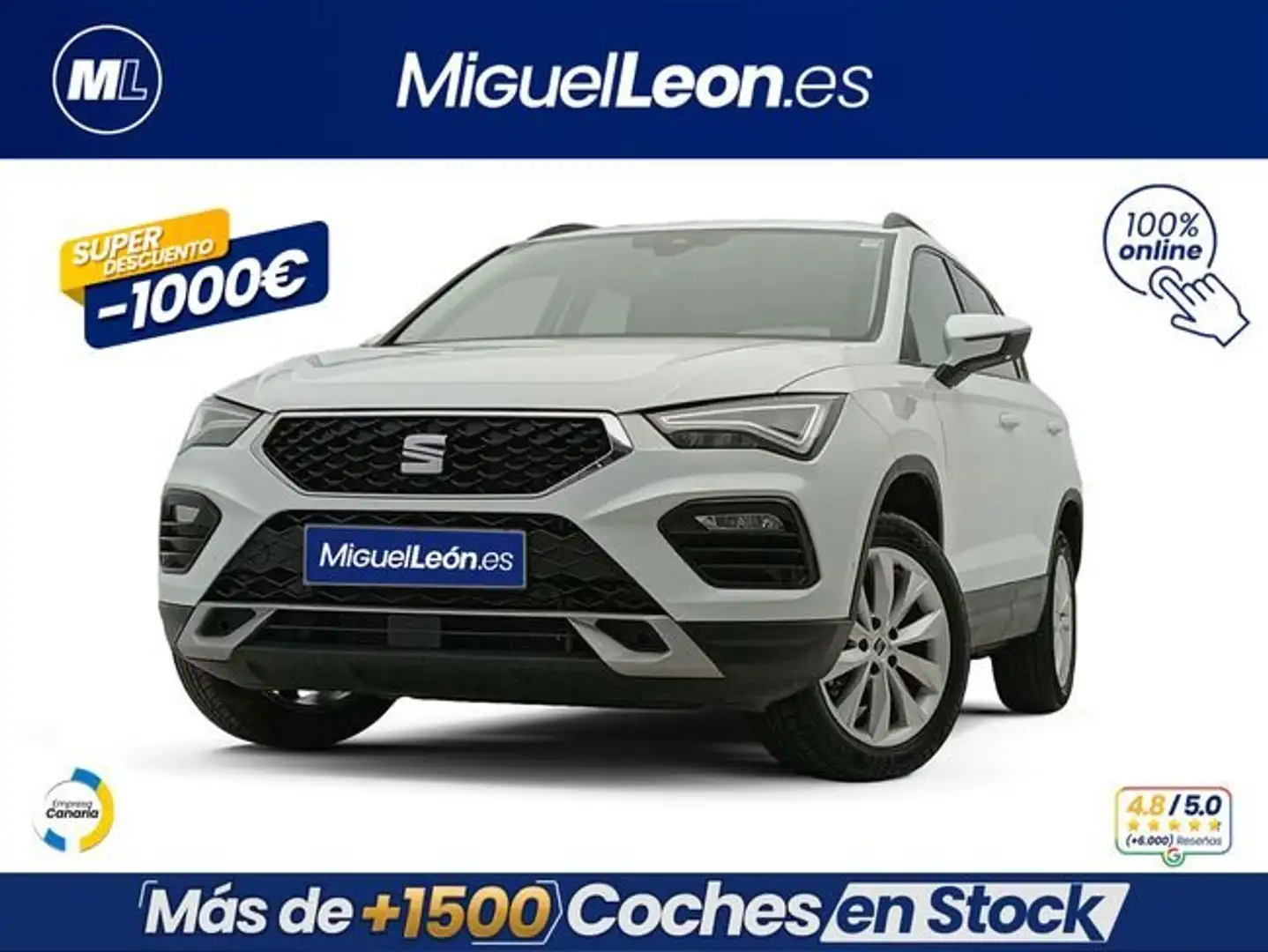 SEAT Ateca 1.5 EcoTSI S&S Style Blanco - 1