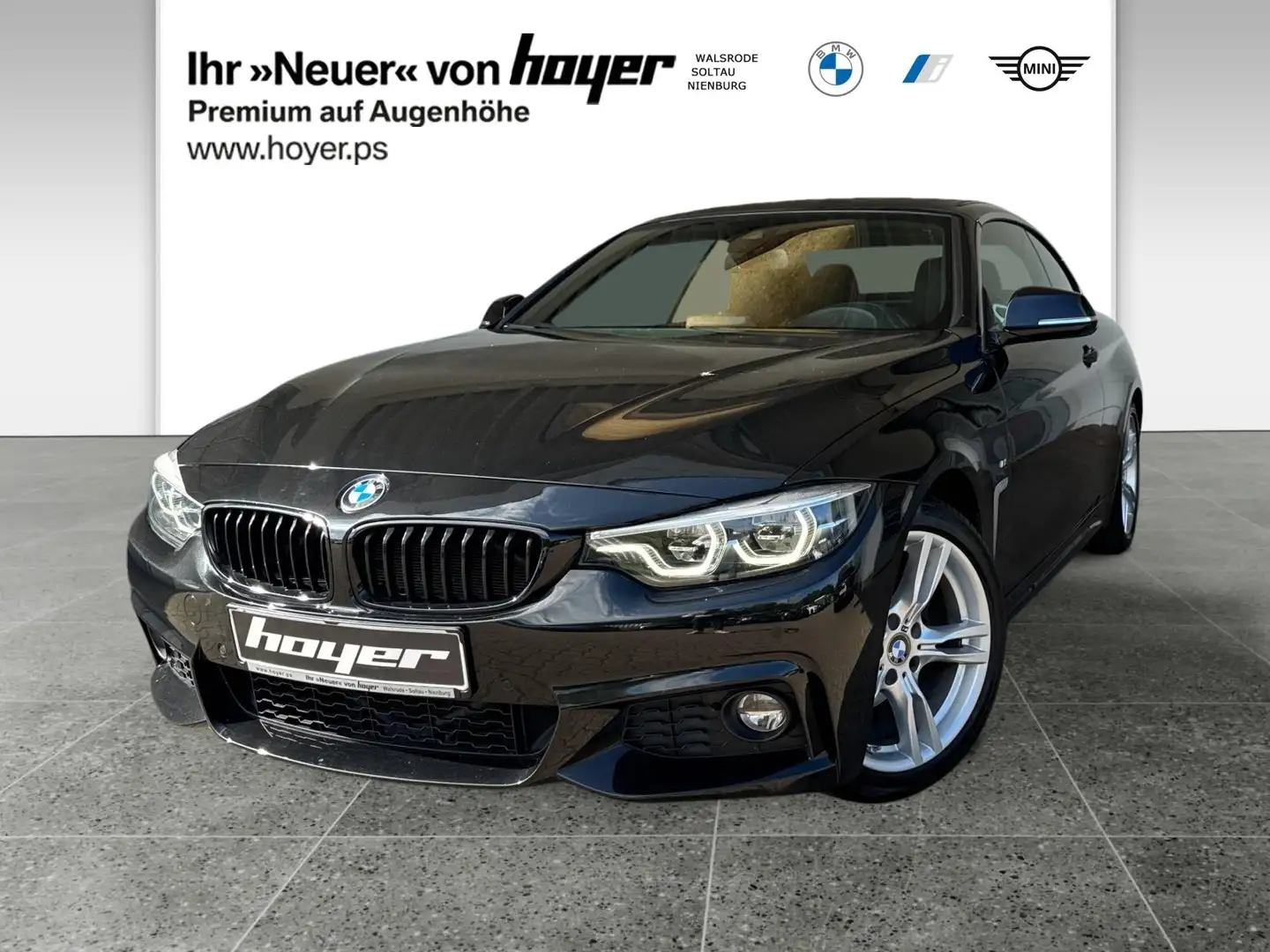 BMW 420 i Cabrio M Sportpaket HK HiFi DAB LED USB Nero - 1