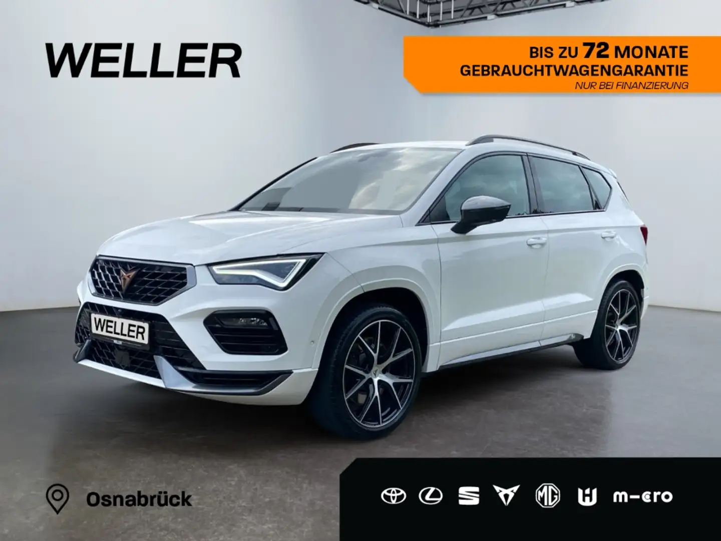 CUPRA Ateca 2.0 TSI 4Drive DSG *PANO*BEATS*NAVI*360*DCC* Weiß - 1