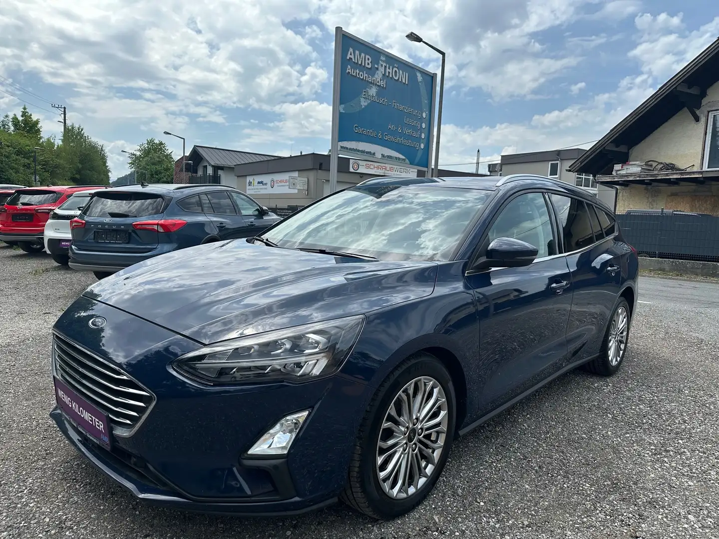 Ford Focus EcoBlue Titanium,* ACC, AHK, LED, Navi, Blau - 1