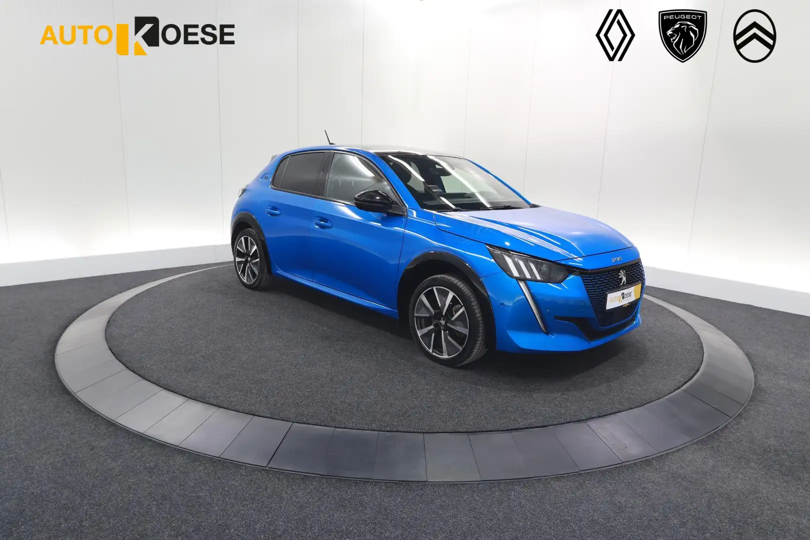 Peugeot e-208 EV GT Pack 50 kWh | 3 Fase | Camera | Panoramadak Blauw - 1