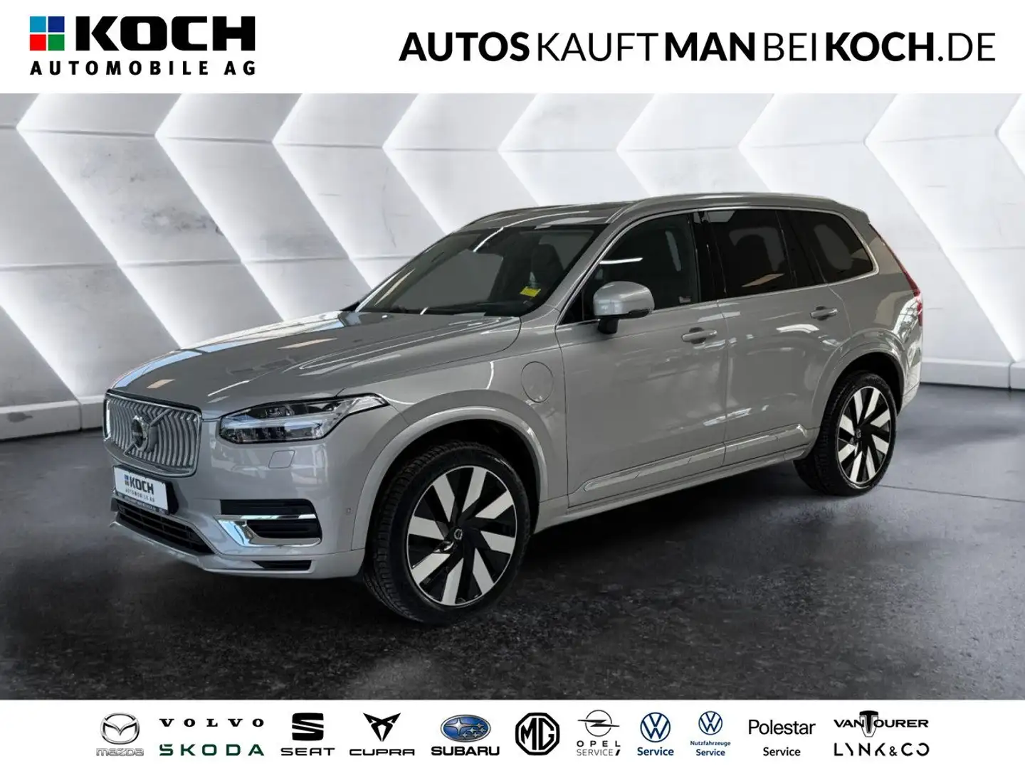 Volvo XC90 T8 Plug-In AWD Plus ACC BLIS PANO HUD 360 Silber - 1