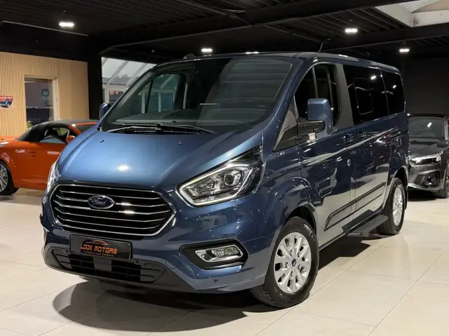 Ford Tourneo Custom 2.0 TDCi / BOITE AUTOMATIQUE / 130cv / 8 PLACES / CAMERA / CARPLAY / LED