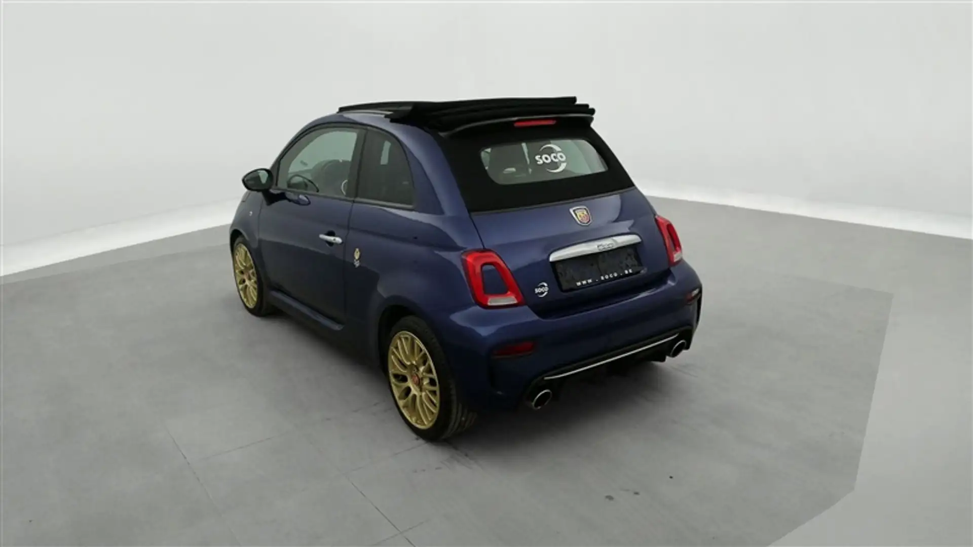 Abarth 595C 1.4 T-Jet GPS/PDC/CARPLAY/JA 17\ Blauw - 2