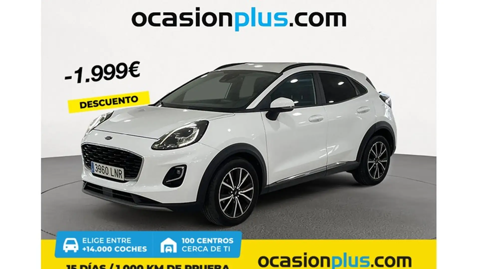 Ford Puma 1.0 EcoBoost Titanium 125 Blanc - 1