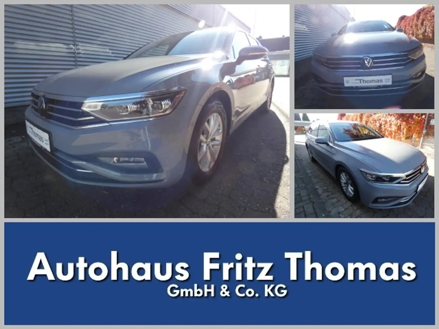 Volkswagen Passat Variant 2.0 TDI DSG Business LED Navi AHK SHZ Klima Navi Grau - 1