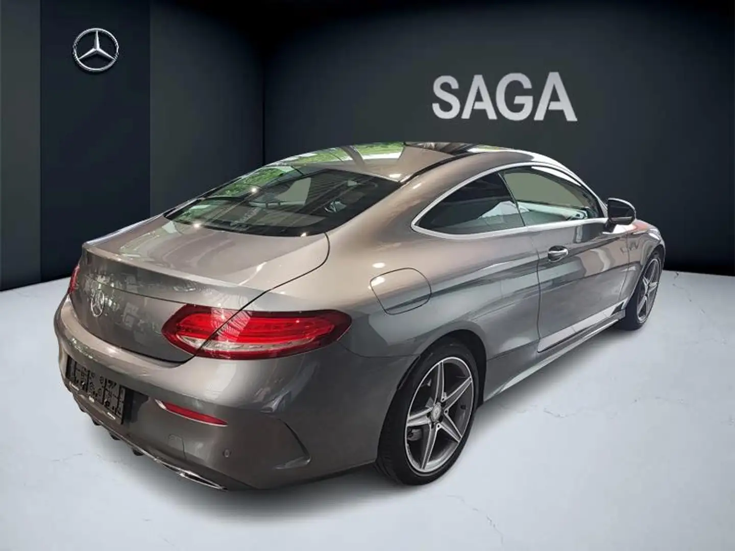 Mercedes-Benz C 220 d Coupé AMG Line Gris - 2