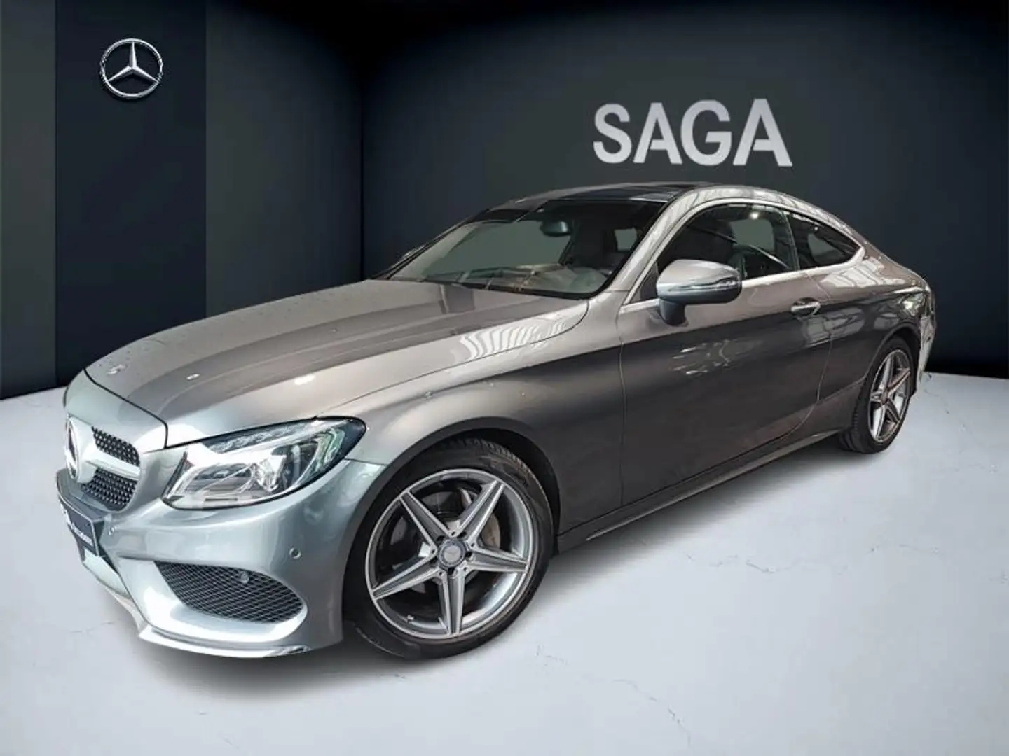 Mercedes-Benz C 220 d Coupé AMG Line Gris - 1