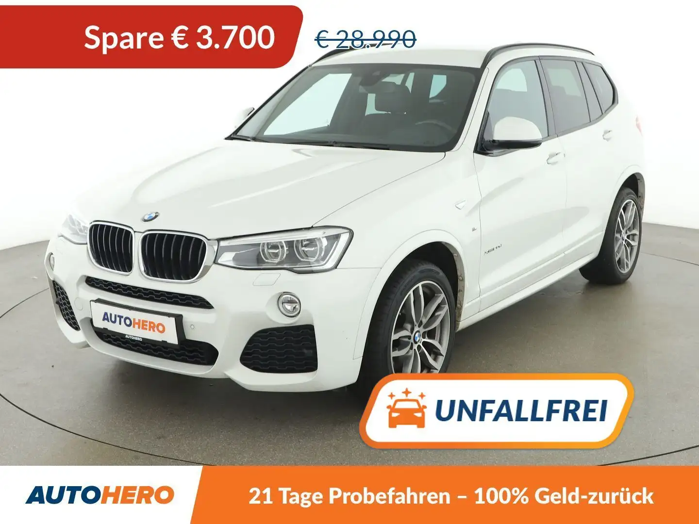BMW X3 xDrive 20d Sport Weiß - 1