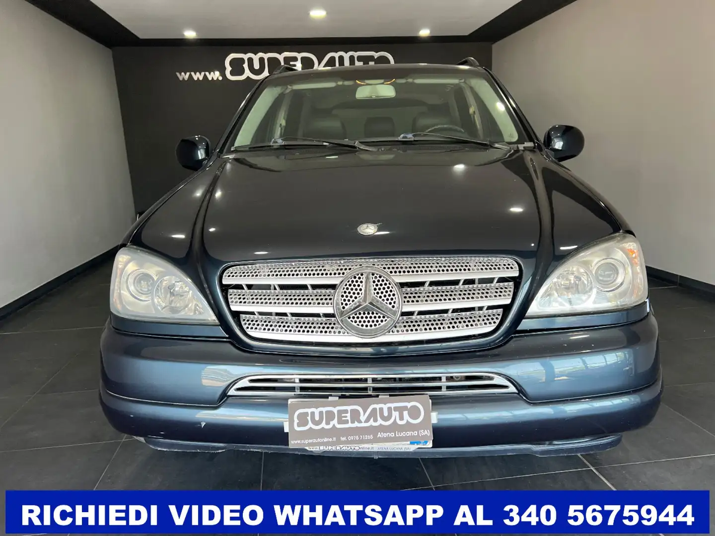 Mercedes-Benz ML 270 CDI 163 CV AUTOMATIC / ISCRITTA ASI Bleu - 2