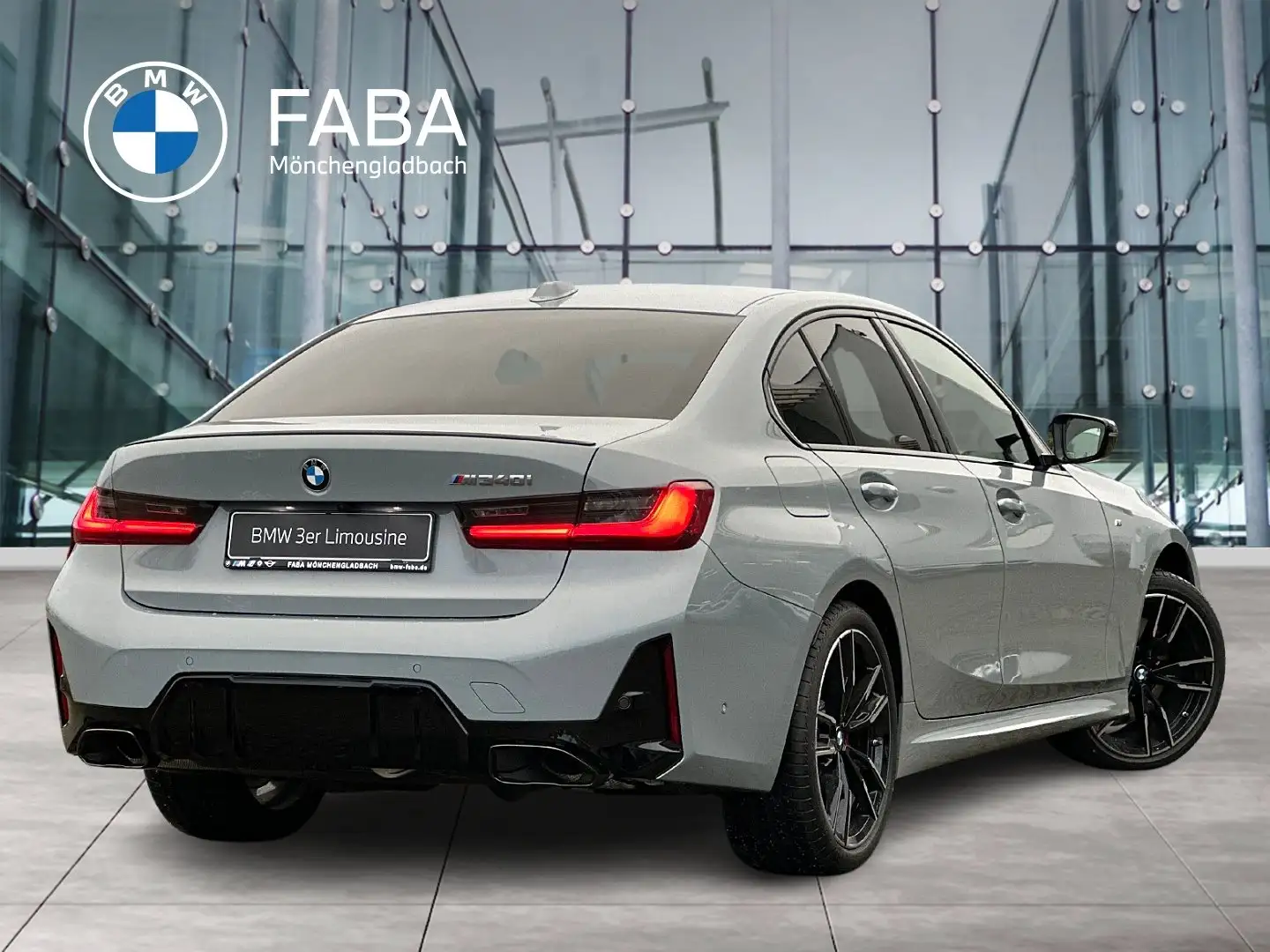 BMW 340 M340i xDrive Limousine Sportpaket HK HiFi DAB Grau - 2