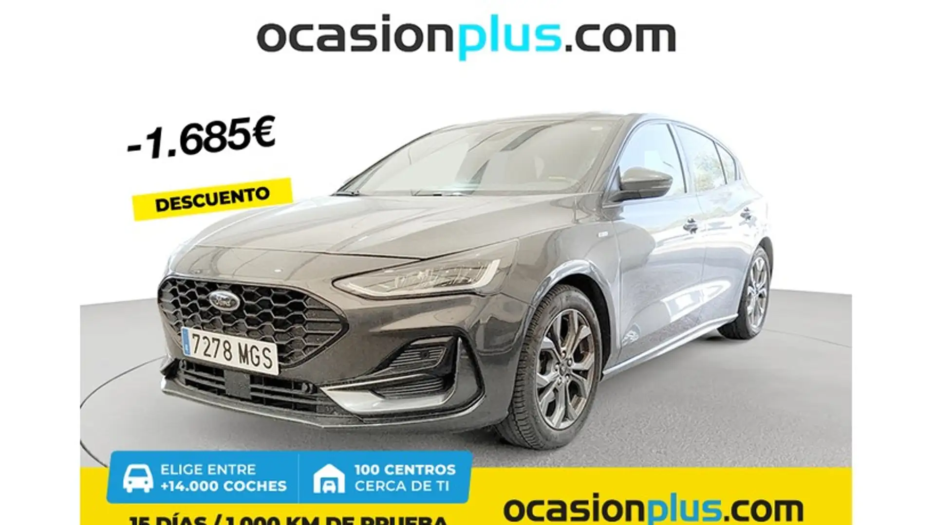 Ford Focus 1.0 Ecoboost MHEV ST-Line 155 Gris - 1